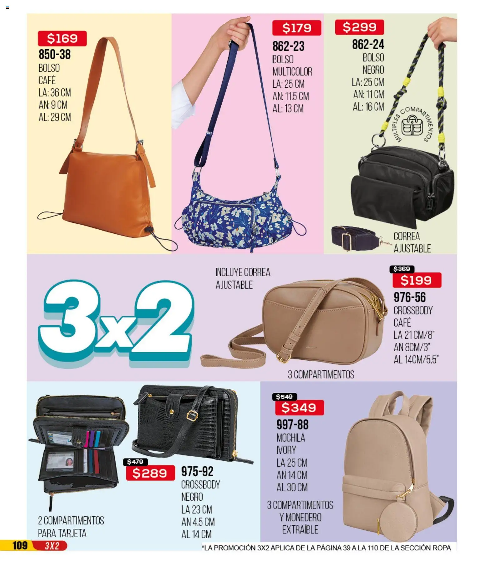 Nuevas ofertas de Cklass válidas en toda la República Mexicana desde el 20.04.2026. ¡Encuentra las mejores ofertas en Cklass catálogo Remate Calzado 3X2! | Página: 243 | Productos: Monedero, Bolso, Mochila, Café