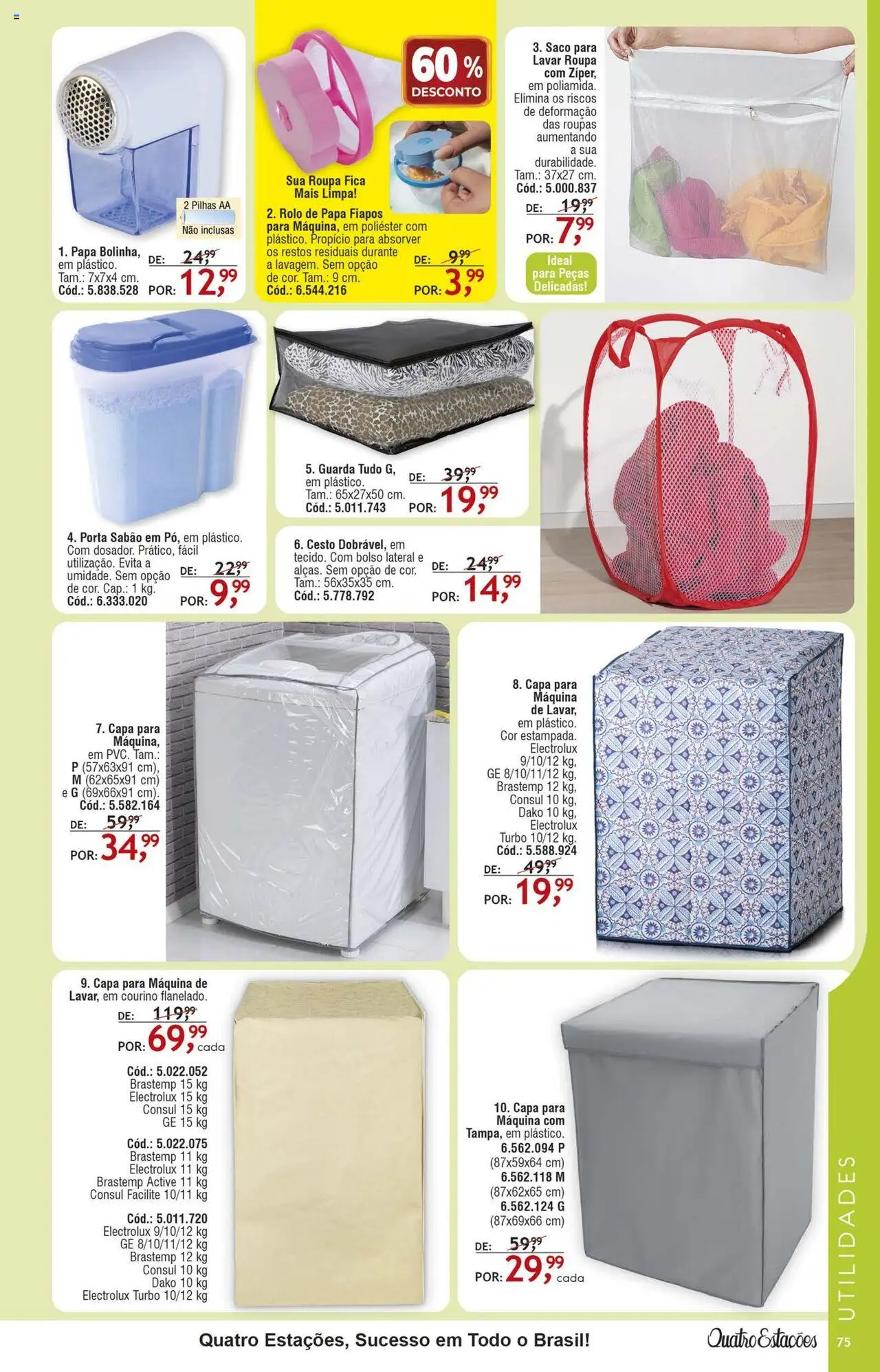 Quatro Estações Folheto - válido de 01.08.2025 | Página: 71 | Produtos: Rolo, Sabão, Porta, Roupas