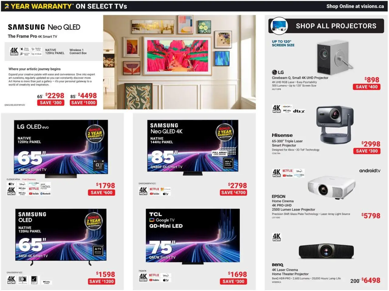 Visions flyer valid from 12.09.2025 | Page: 5 | Products: Tv, Video, Box, Lamp