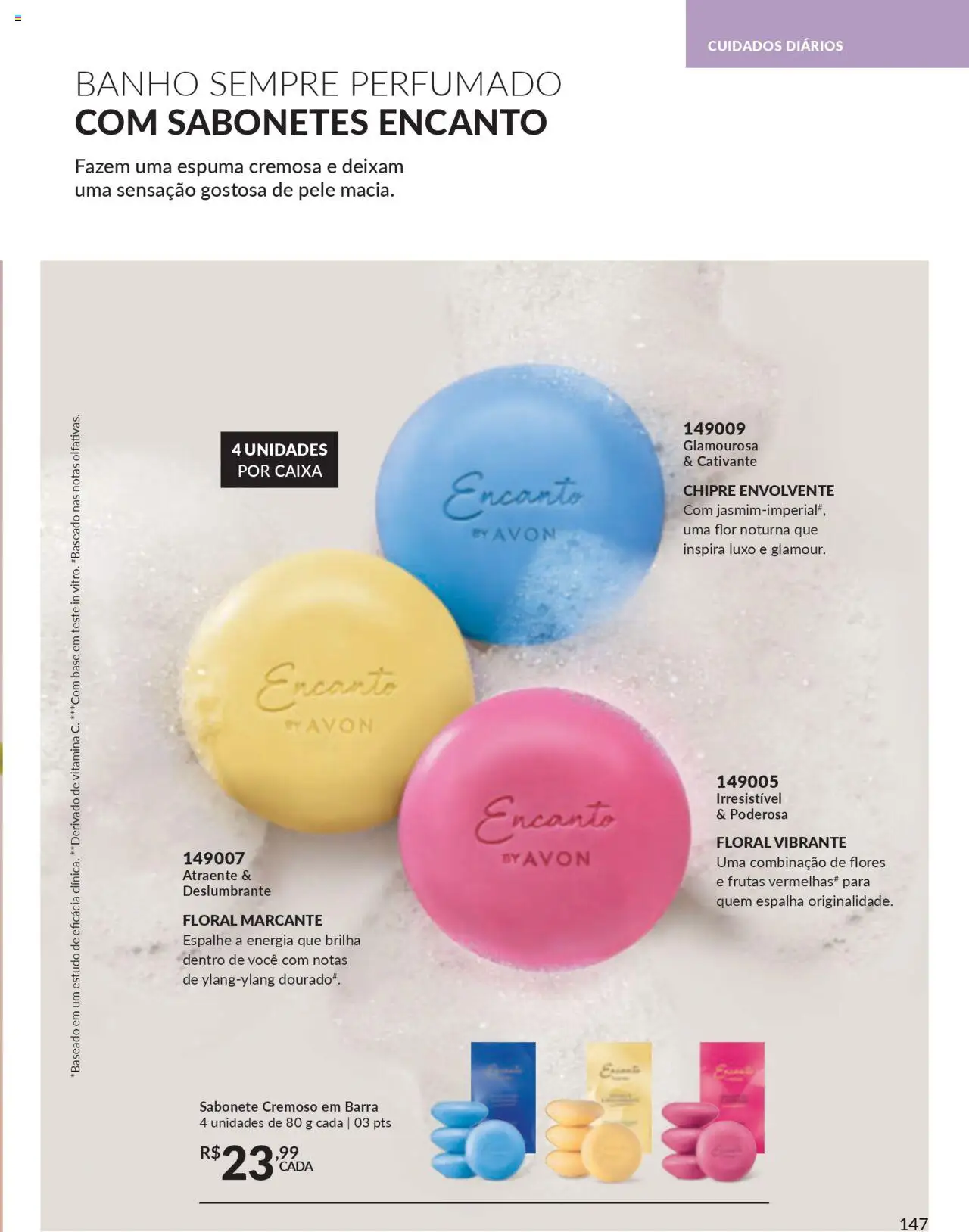 Avon Folheto - válido de 27.09.2025 | Página: 147 | Produtos: Flores, Caixa, Base, Sabonete