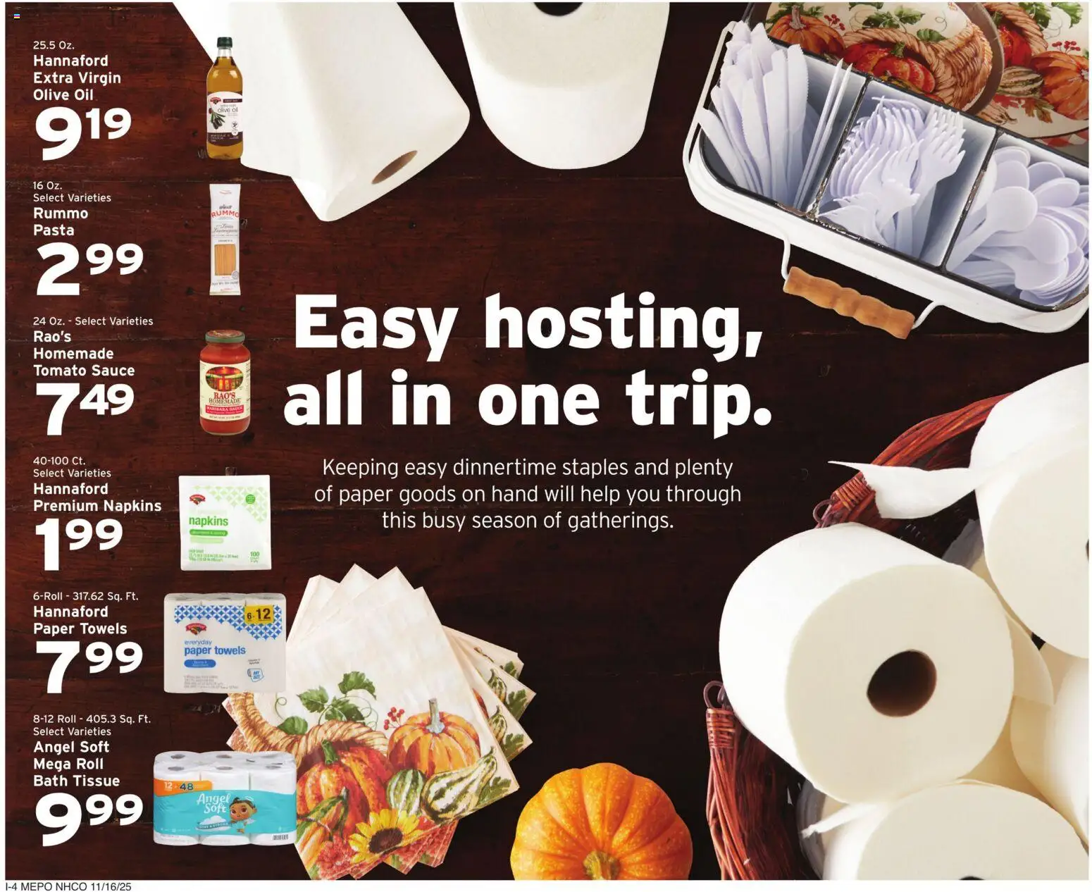 Hannaford Weekly Ad - valid from 16.11.2025 | Page: 12 | Products: Bath, Oil, Pasta, Sauce