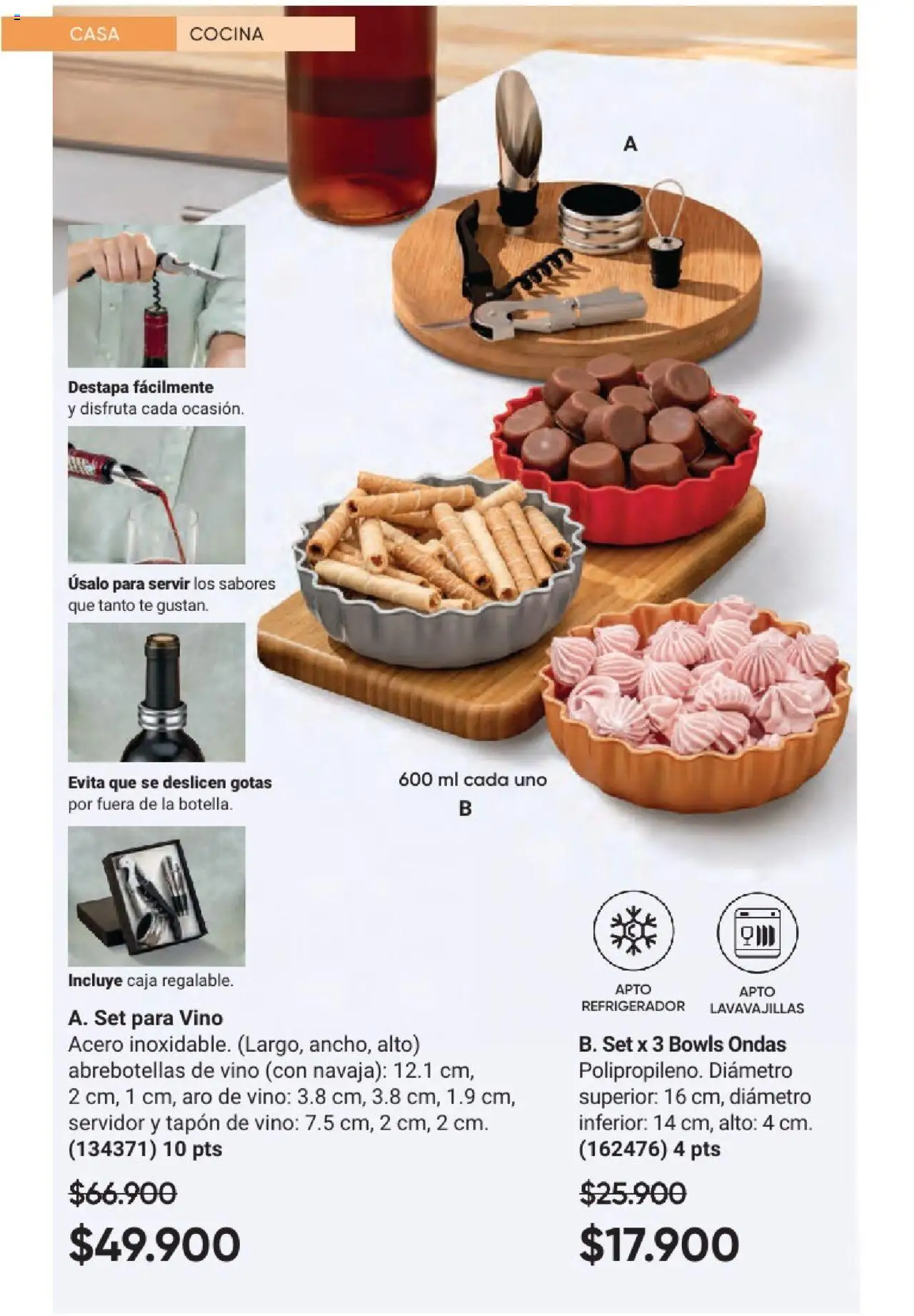 Avon revista - valida desde el 18.06.2025 | Página: 23 | Productos: Té, Refrigerador, Caja, Vino