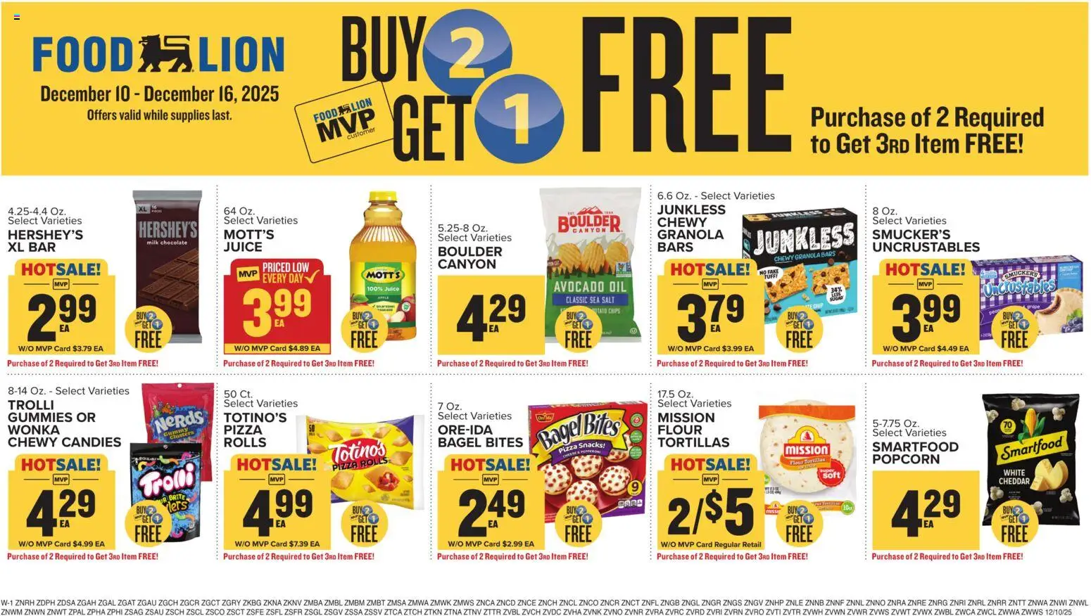 Food Lion Weekly Ad - valid from 10.12.2025 | Page: 17 | Products: Milk, Chips, Avocado, Salt