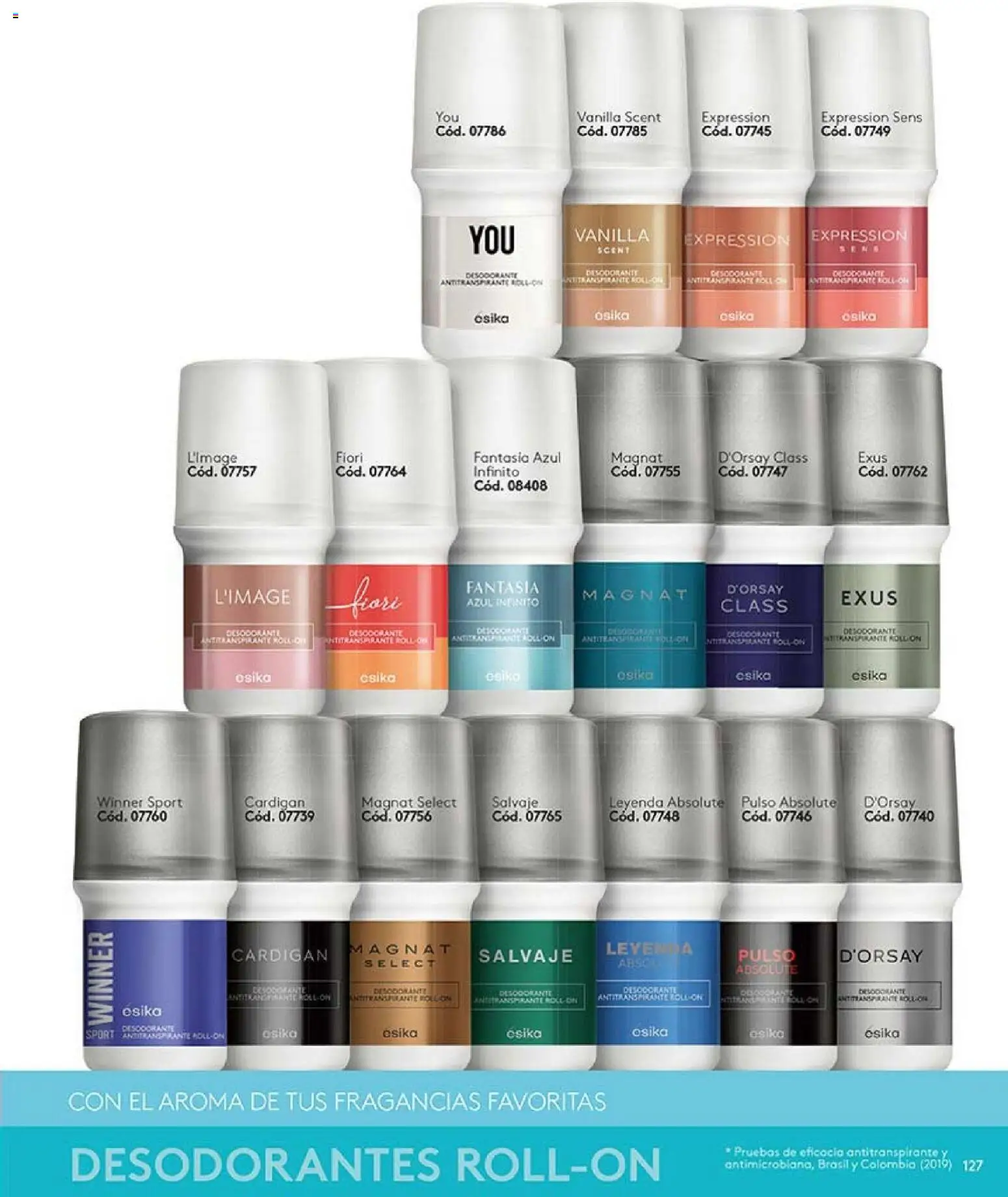 Ésika revista - valida desde el 01.01.2026 | Página: 127 | Productos: Desodorante, Antitranspirante