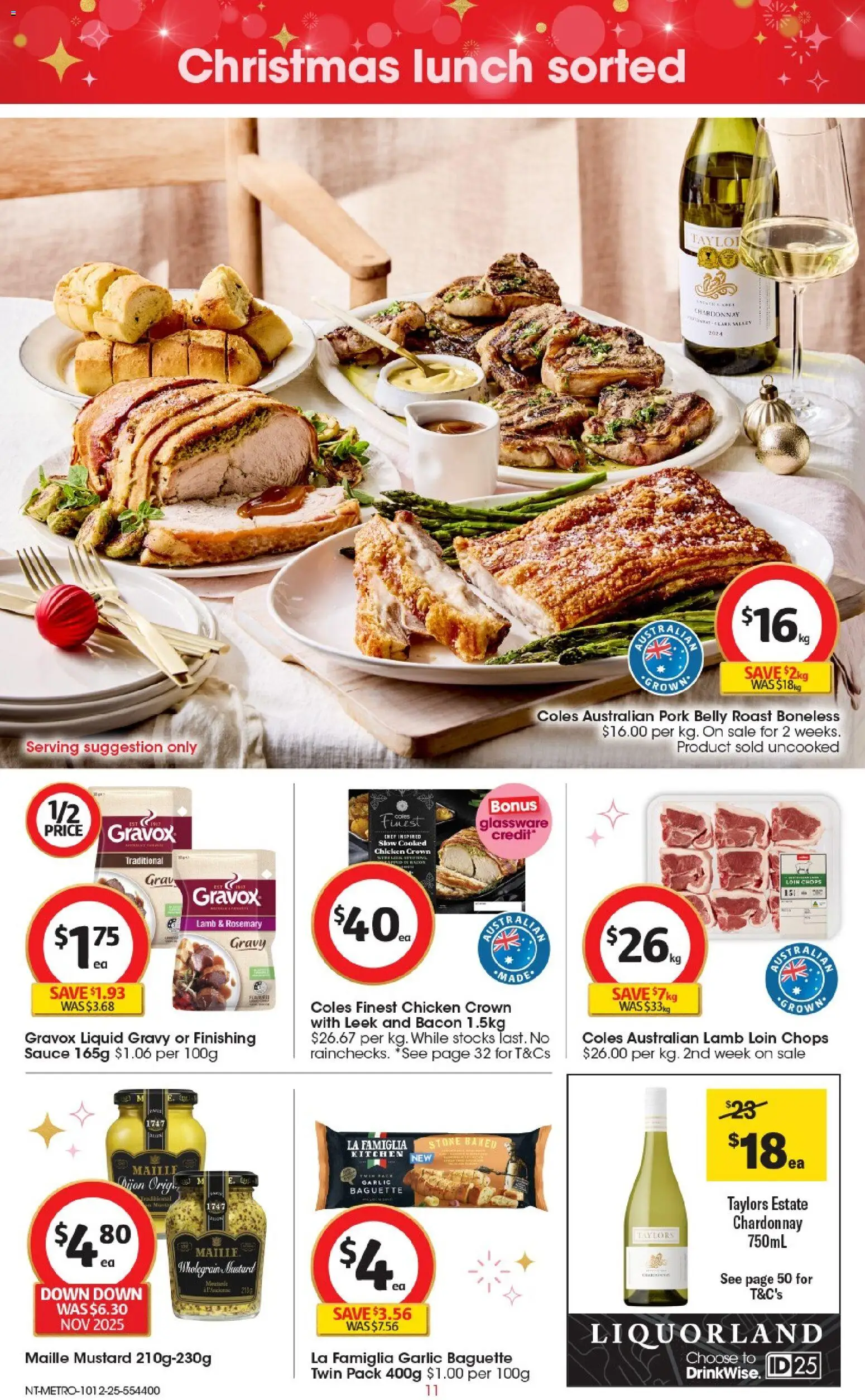 Coles catalogue - valid from 10.12.2025 | Page: 12 | Products: Chicken, Lamb, Sauce, Garlic