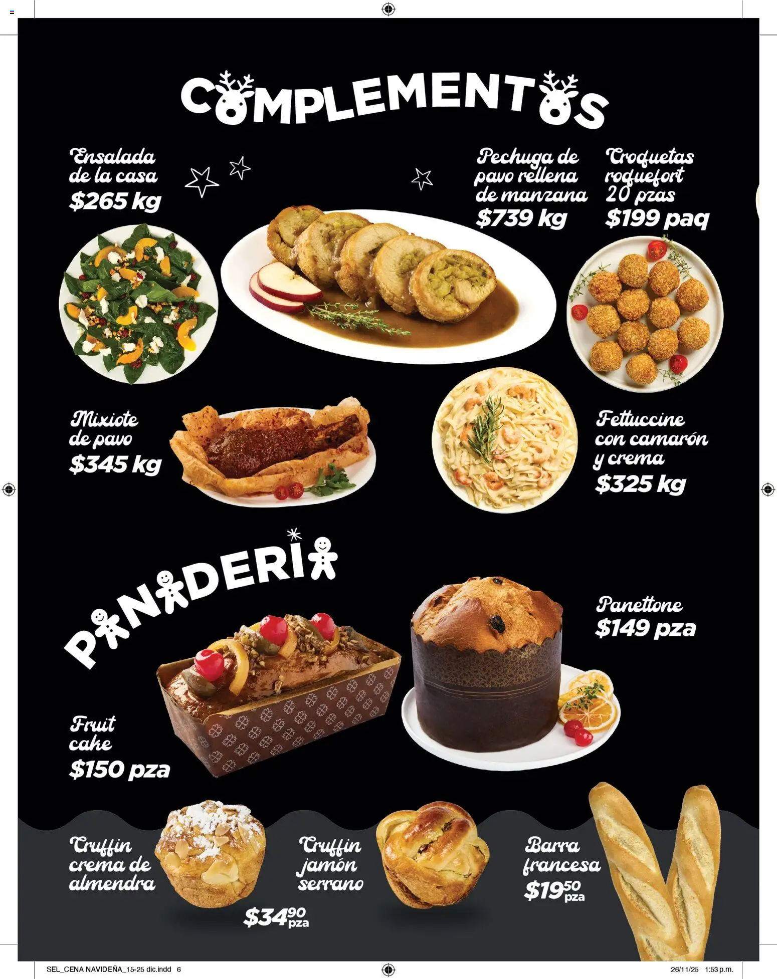 Nuevas ofertas de Chedraui válidas en toda la República Mexicana desde el 15.12.2025. ¡Encuentra las mejores ofertas en Chedraui folleto Delicias! | Página: 6 | Productos: Manzana, Jamón, Ensalada, Barra