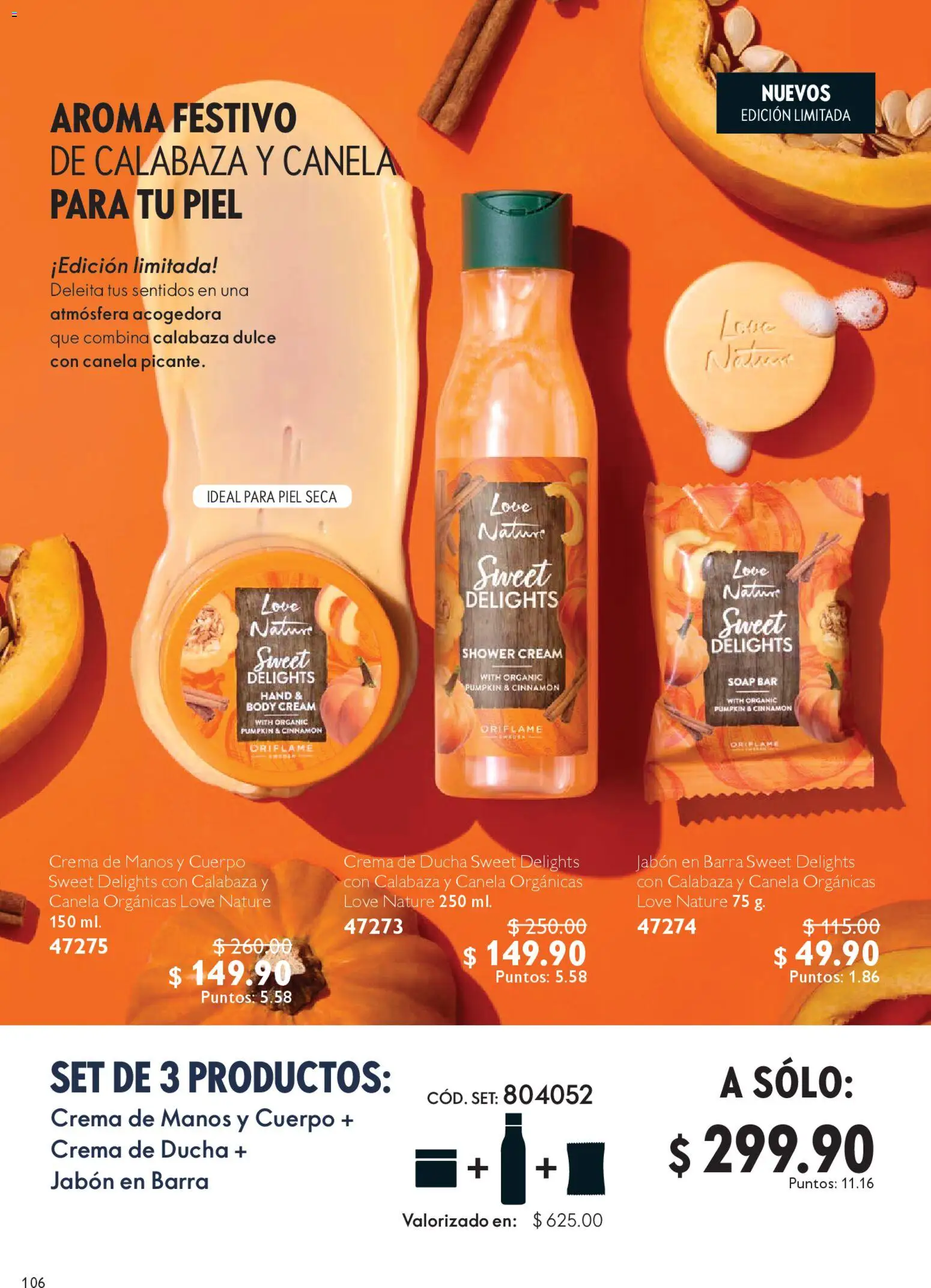 Nuevas ofertas de Oriflame válidas en toda la República Mexicana desde el 22.11.2025. ¡Encuentra las mejores ofertas en Oriflame Black Friday! | Página: 106 | Productos: Barra, Body, Crema de manos, Jabón