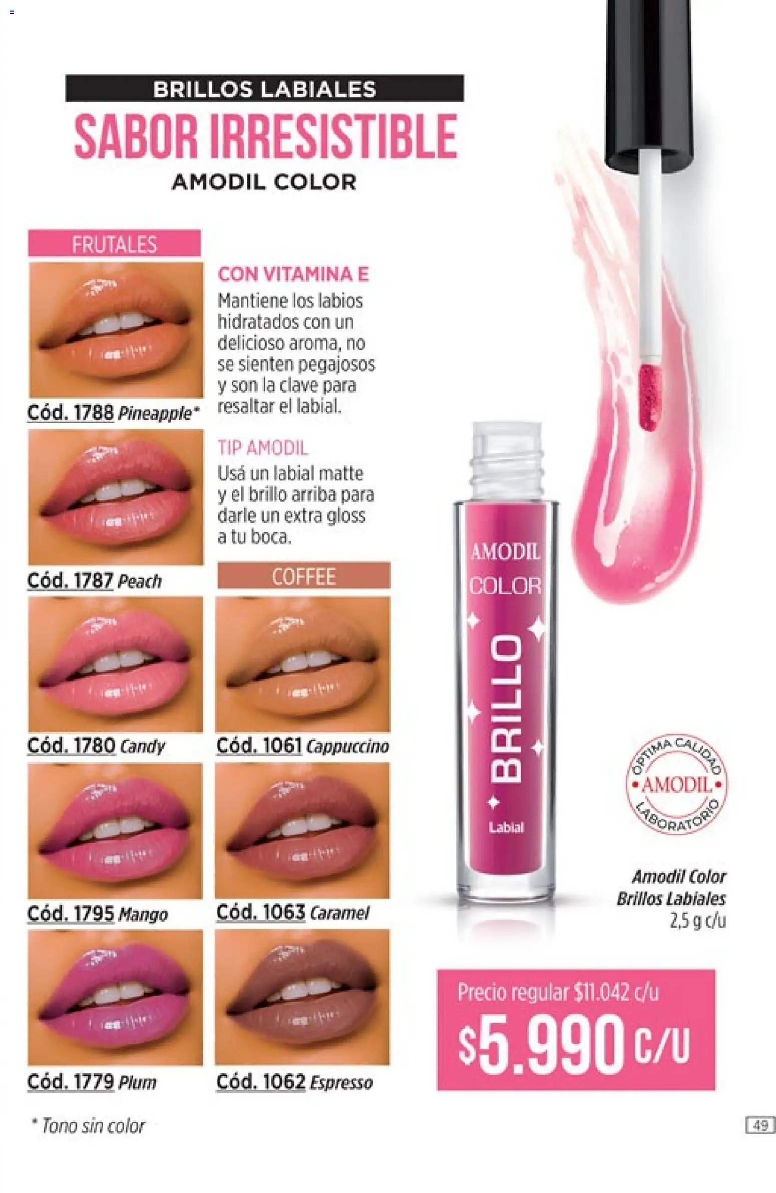 Amodil - Campaña 18/2025 │ válido desde el 30.11.2025 | Página: 49 | Productos: Brillo, Mango