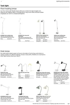 Preview of IKEA weekly ads valid from 01.03.2025 | Page: 167 | Products: Lamp, Desk
