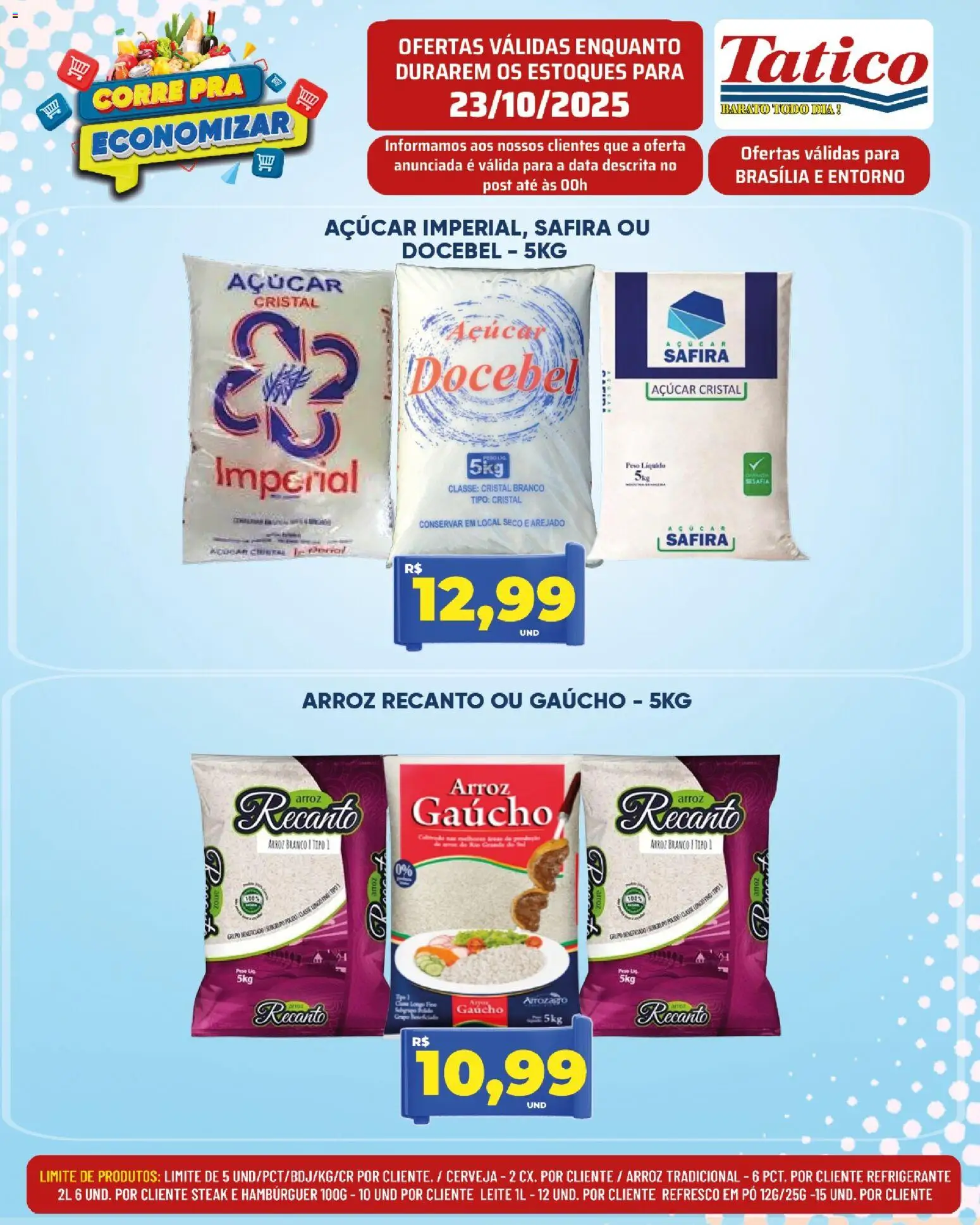 Tatico Folheto - válido de 24.10.2025 | Página: 27 | Produtos: Leite, Cerveja, Açúcar, Refrigerante