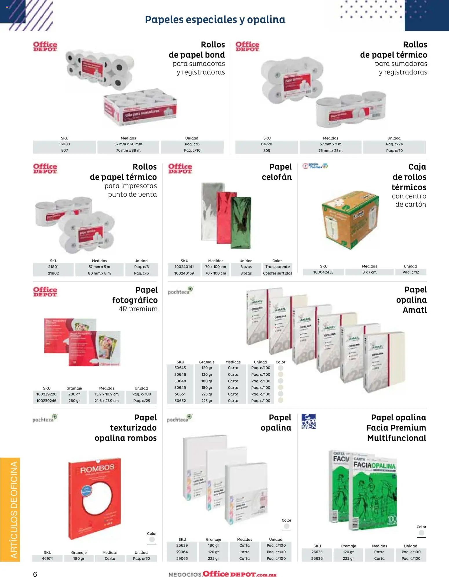 Nuevas ofertas de Office Depot válidas en toda la República Mexicana desde el 12.01.2026. ¡Encuentra las mejores ofertas en Office Depot catálogo 2026! | Página: 8 | Productos: Caja