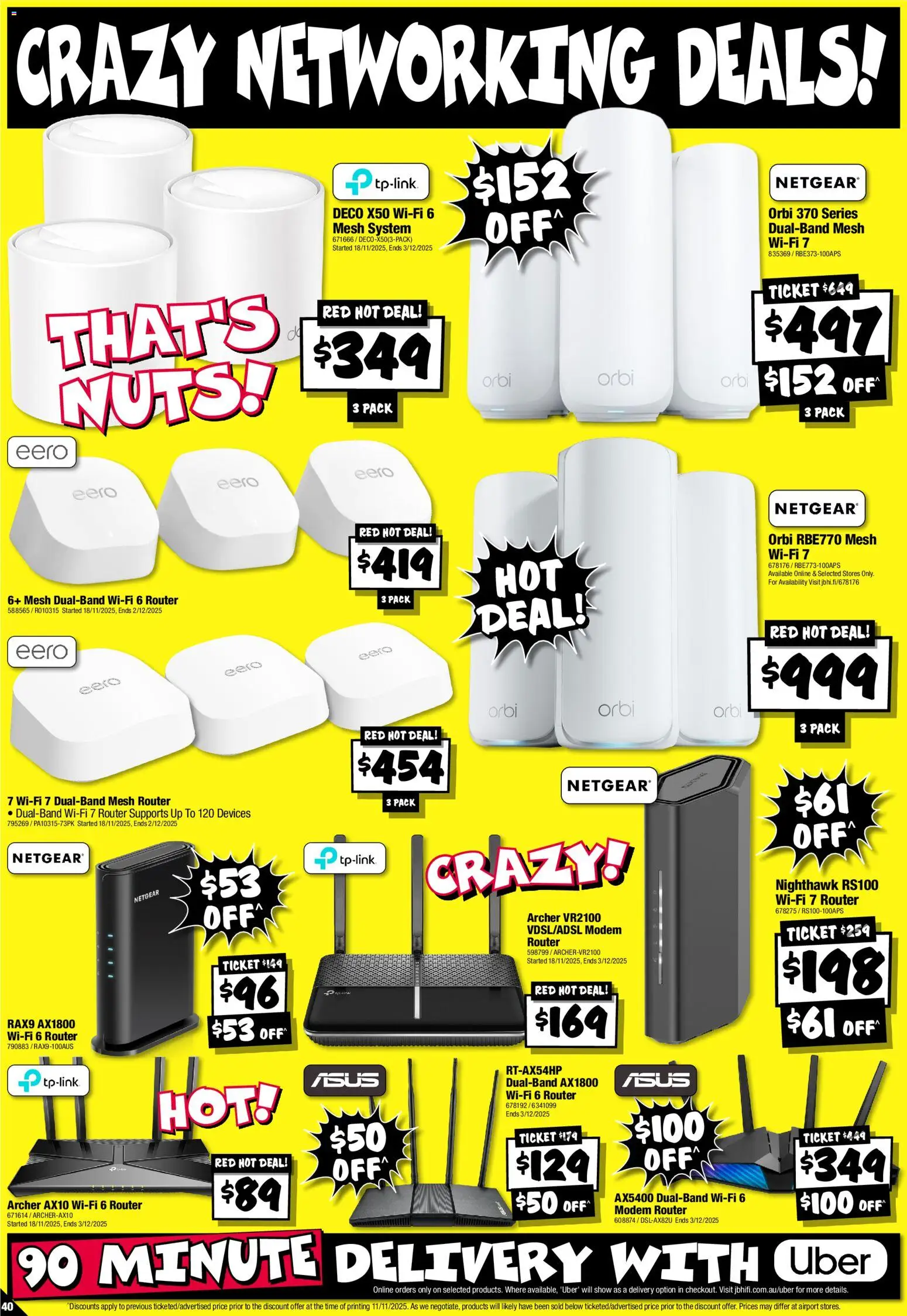 JB Hi-Fi catalogue - valid from 19.11.2025 | Page: 40 | Products: Nuts, Modem