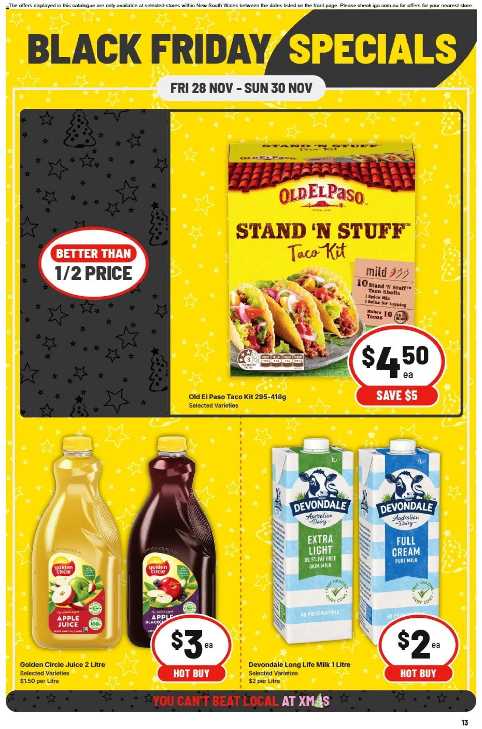 IGA catalogue - valid from 28.11.2025 | Page: 2 | Products: Milk, Dairy, Juice, Cream