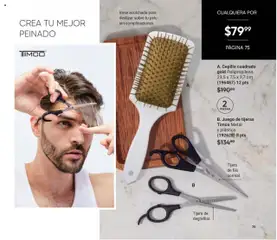 Nuevas ofertas de AVON válidas en toda la República Mexicana desde el 16.07.2025. ¡Encuentra las mejores ofertas en AVON - Casa & Estilo 12 2025! | Página: 76 | Productos: Tijera, Cepillo, Juego, Sobre