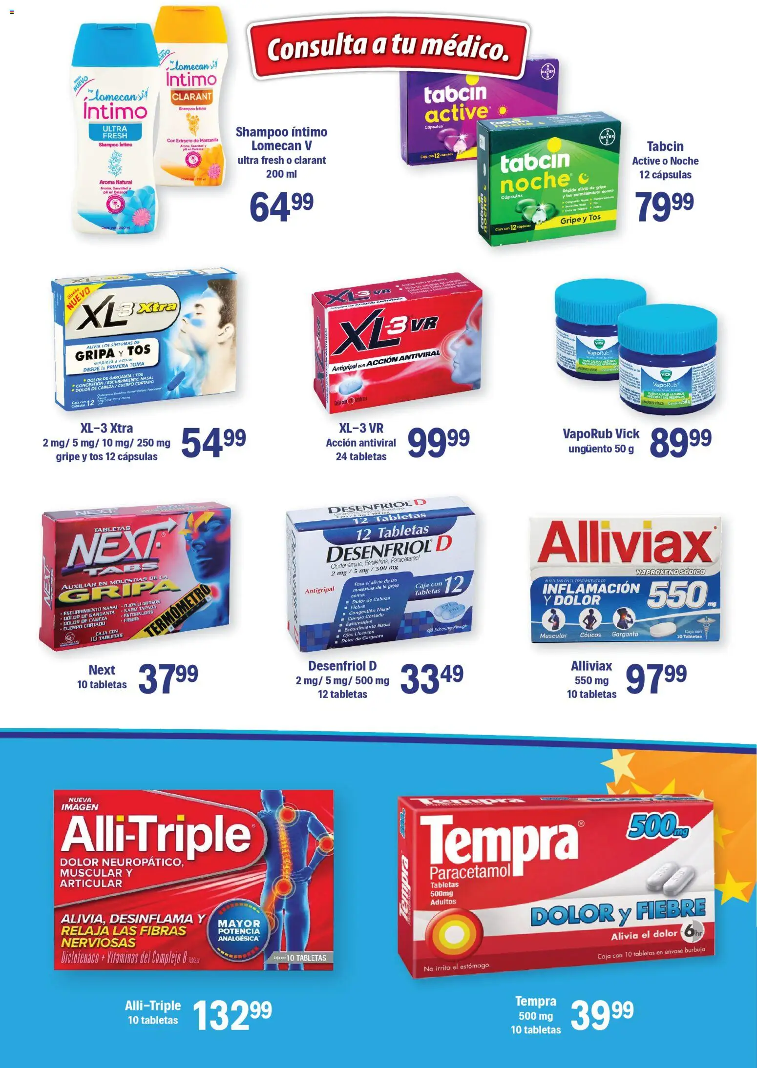 Nuevas ofertas de S-Mart válidas en toda la República Mexicana desde el 28.10.2025. ¡Encuentra las mejores ofertas en S-Mart folleto Ofertas de Feria Reynosa! | Página: 5 | Productos: Termómetro, Antigripal, Vitaminas, Caja