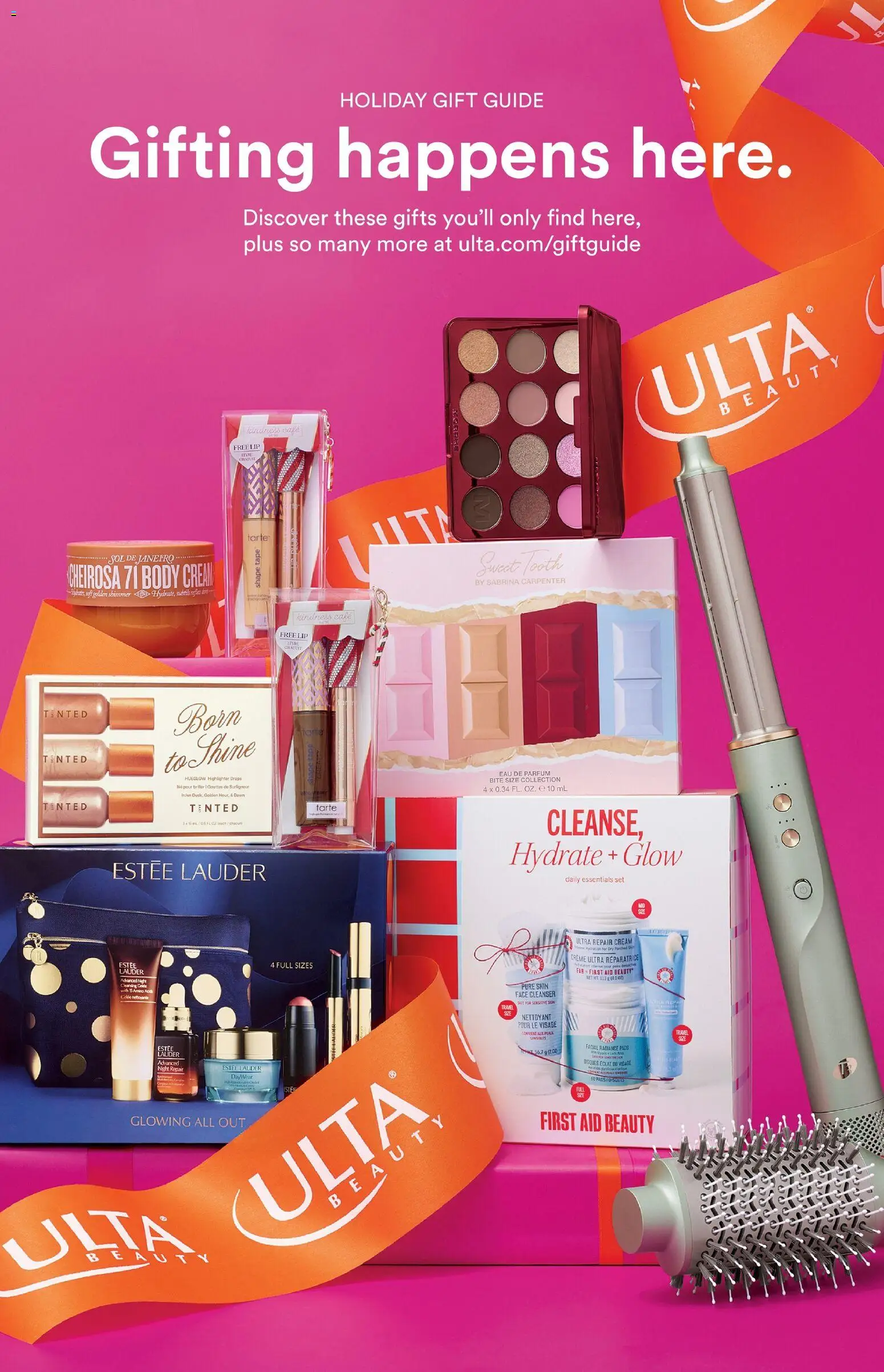 Ulta Beauty Holiday Gift Guide - valid from 15.12.2025 | Page: 1 | Products: Highlighter, Body cream, Pads, Cream