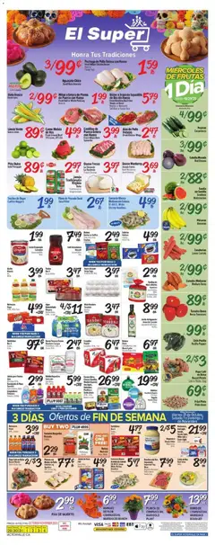 Preview of El Super weekly ads valid from 29.10.2025