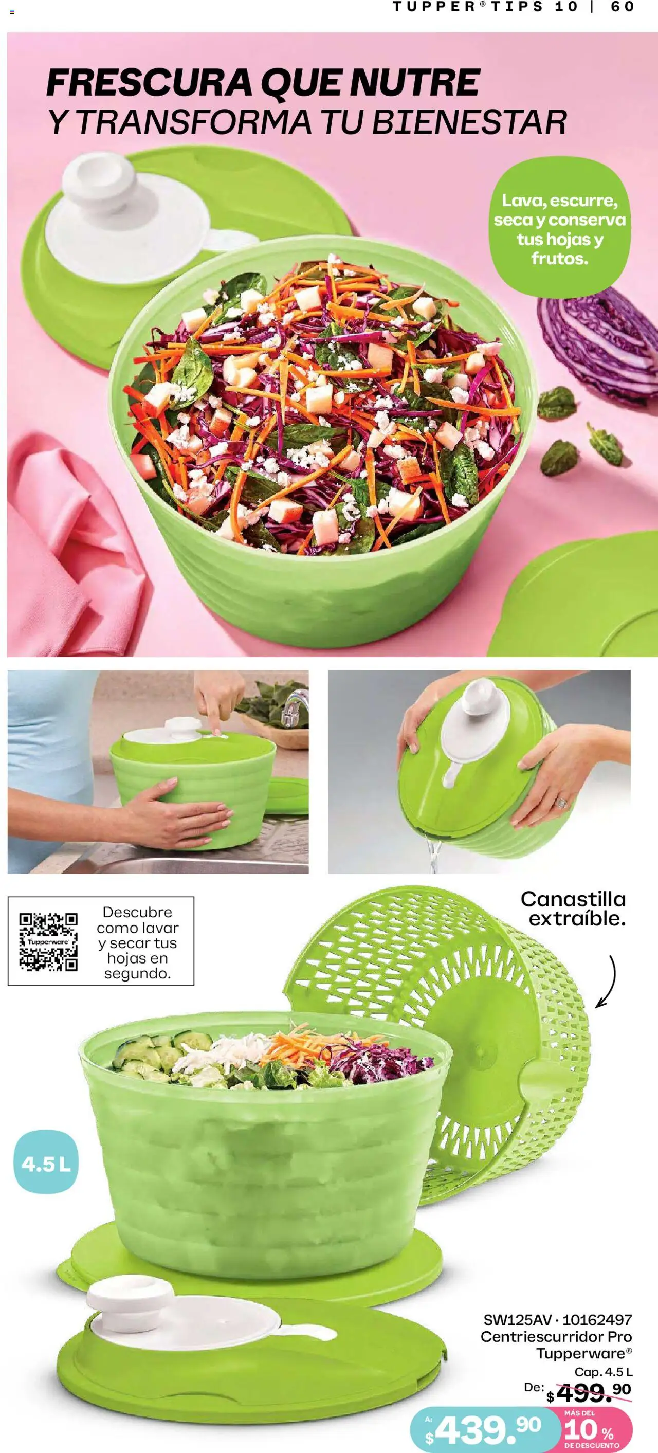 Nuevas ofertas de Tupperware válidas en toda la República Mexicana desde el 08.09.2025. ¡Encuentra las mejores ofertas en Tupperware - Catálogo! | Página: 60 | Productos: Tupper