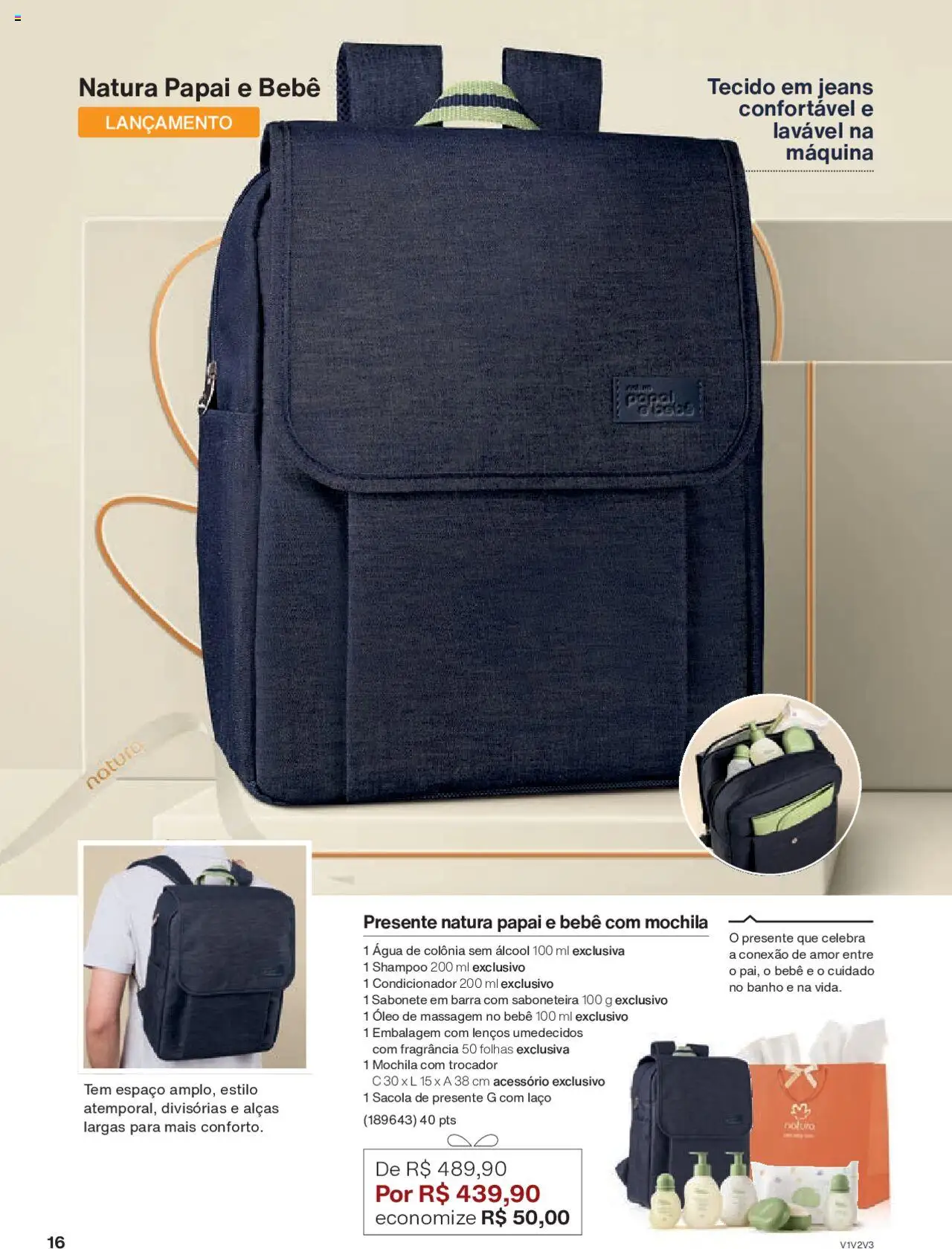 Natura Folheto - válido de 05.06.2025 | Página: 16 | Produtos: Shampoo, Condicionador, Sabonete, Jeans