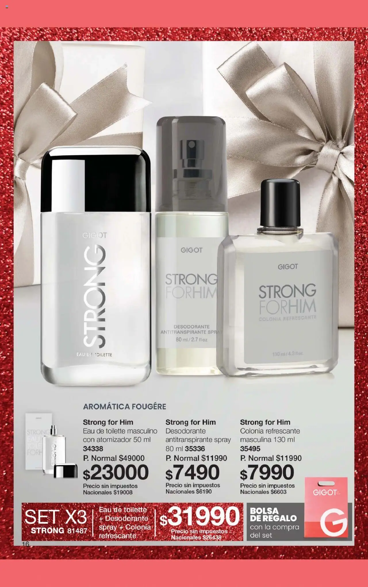 Gigot catálogo │ válido desde el 01.11.2025 | Página: 22 | Productos: Bolsa, Eau de toilette, Desodorante, Antitranspirante