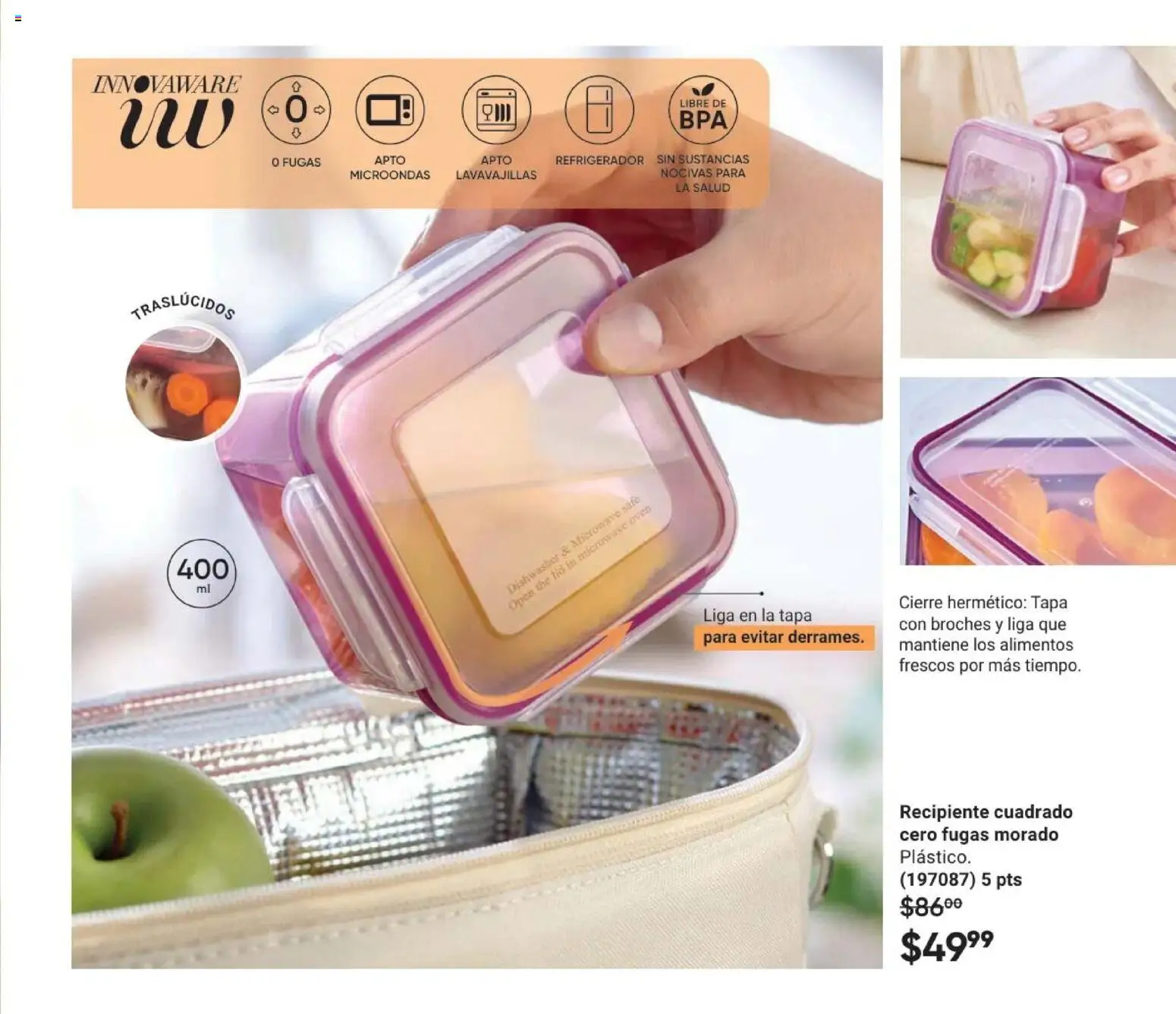 Nuevas ofertas de AVON válidas en toda la República Mexicana desde el 08.05.2026. ¡Encuentra las mejores ofertas en AVON Casa & Estilo 8 2026! | Página: 93 | Productos: Refrigerador, Microondas, Lavavajillas, Liga