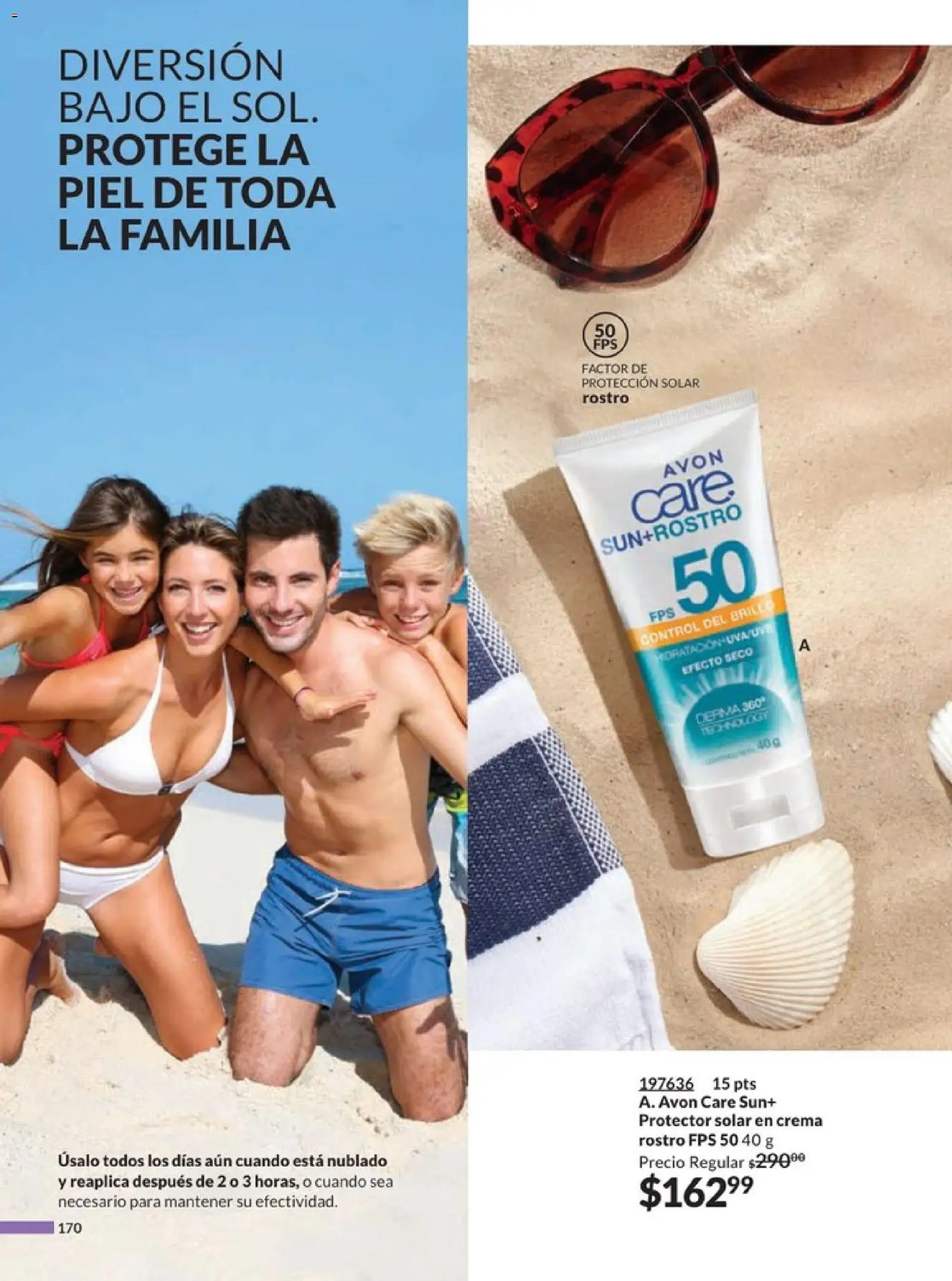 Nuevas ofertas de AVON válidas en toda la República Mexicana desde el 20.12.2025. ¡Encuentra las mejores ofertas en AVON campaña 1 2026! | Página: 178 | Productos: Crema, Brillo, Protector solar