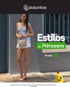 Vista previa de folleto Catálogo Platanitos  de la Platanitos válido desde 20.10.2025