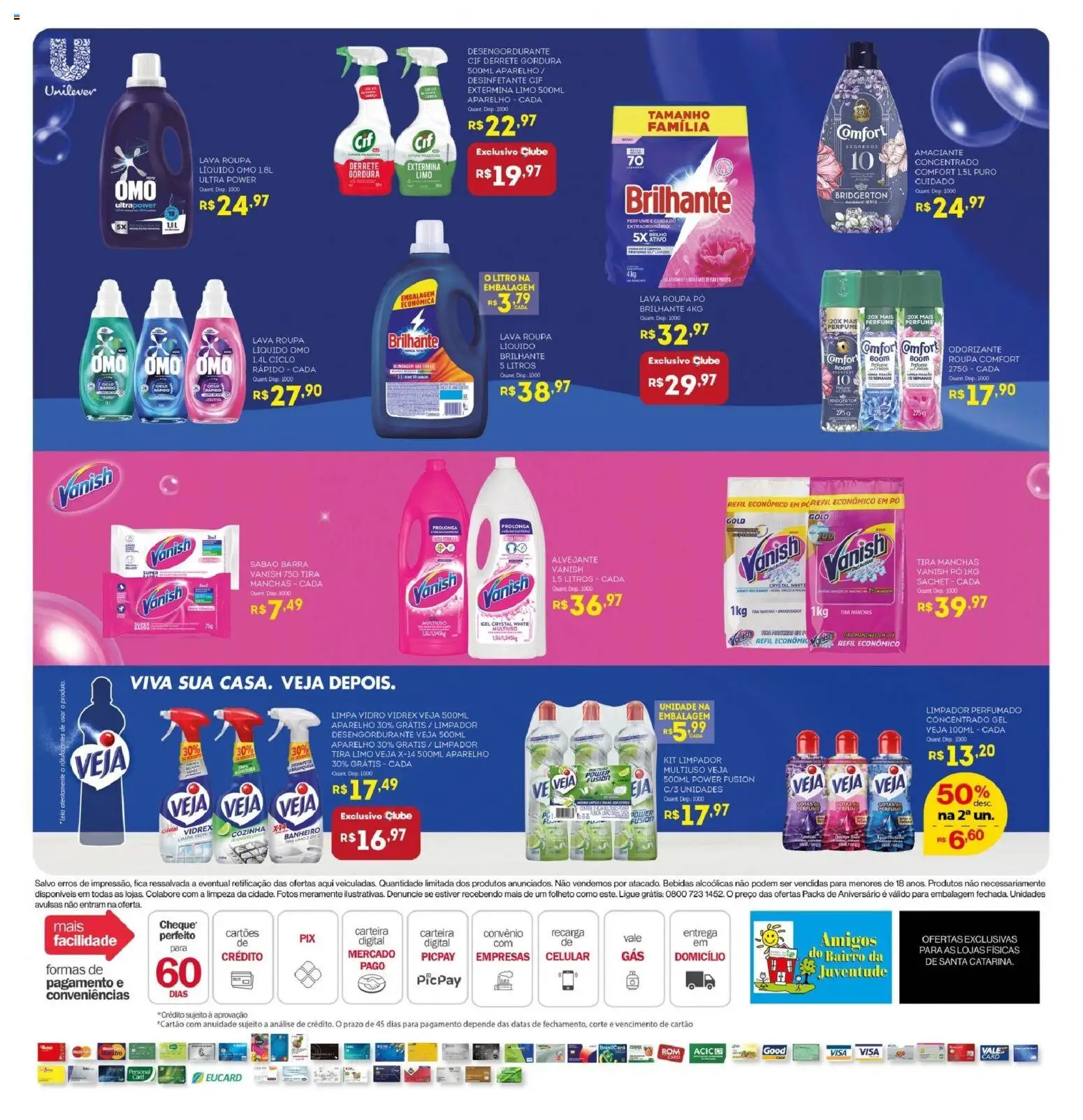 Bistek Supermercados Folheto - válido de 25.03.2026 | Página: 16 | Produtos: Tira manchas, Sabão, Carteira, Vanish