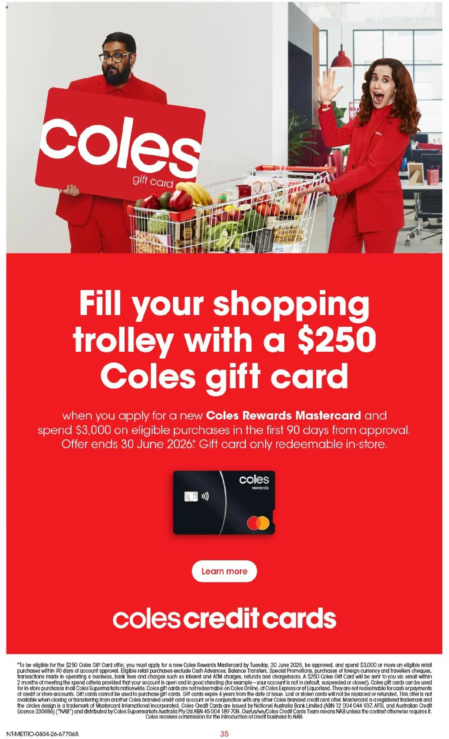 Coles catalogue - valid from 08.04.2026 | Page: 35 | Products: Trolley, Date