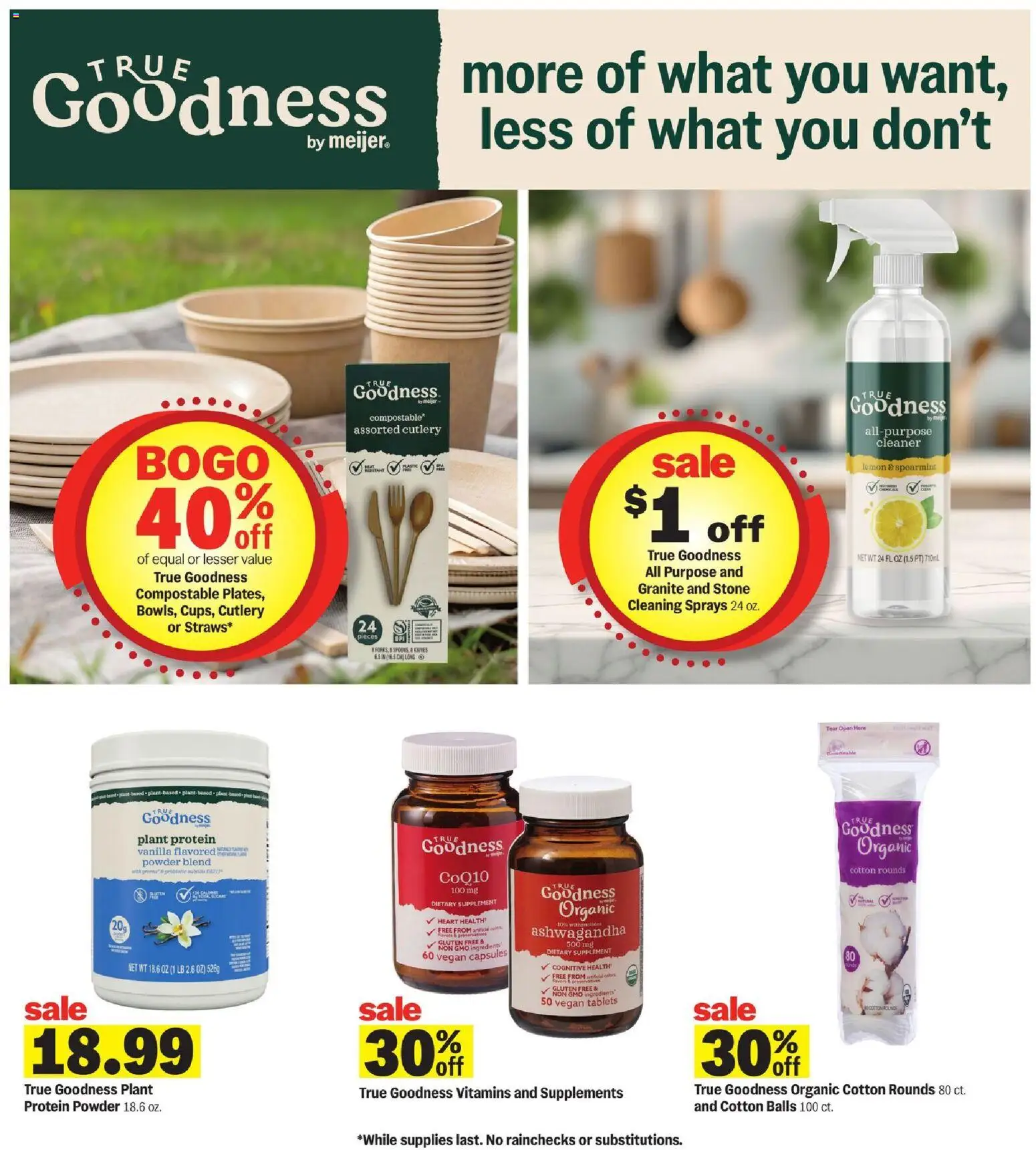 Meijer Weekly Ad - valid from 29.10.2025 | Page: 17 | Products: CoQ10, Protein Powder, Powder, Lemon