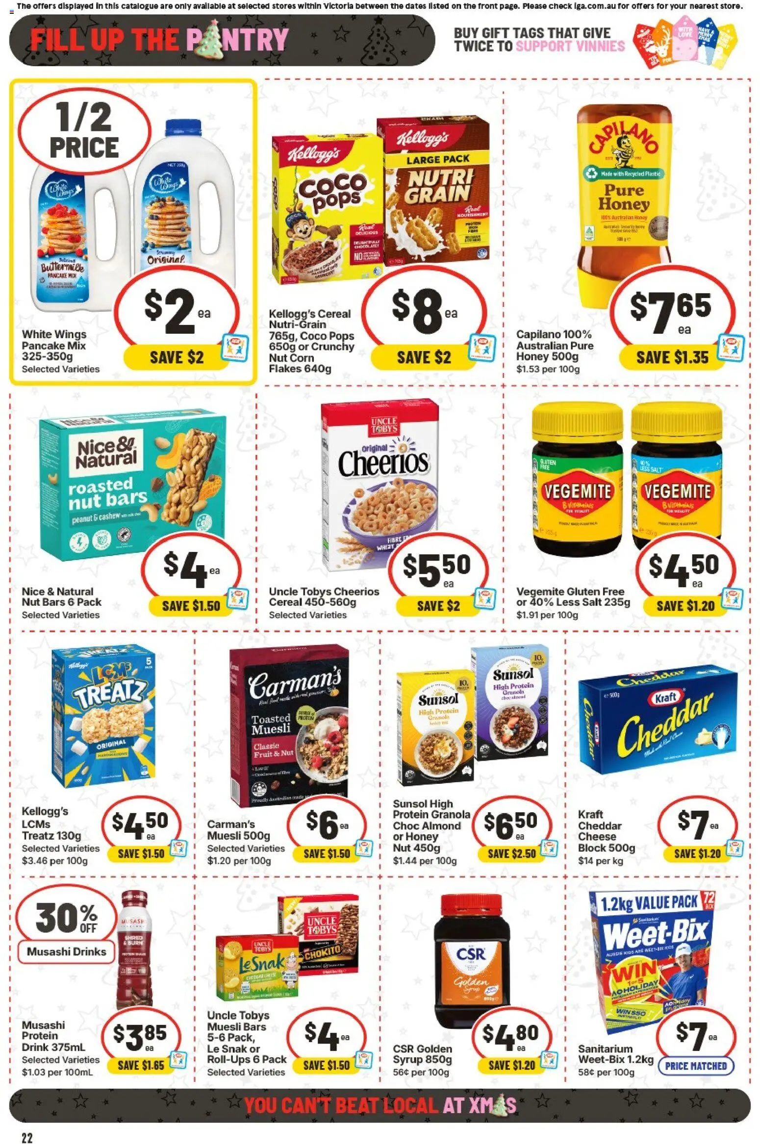 IGA catalogue - valid from 10.12.2025 | Page: 26 | Products: Granola, Honey, Salt, Wheat