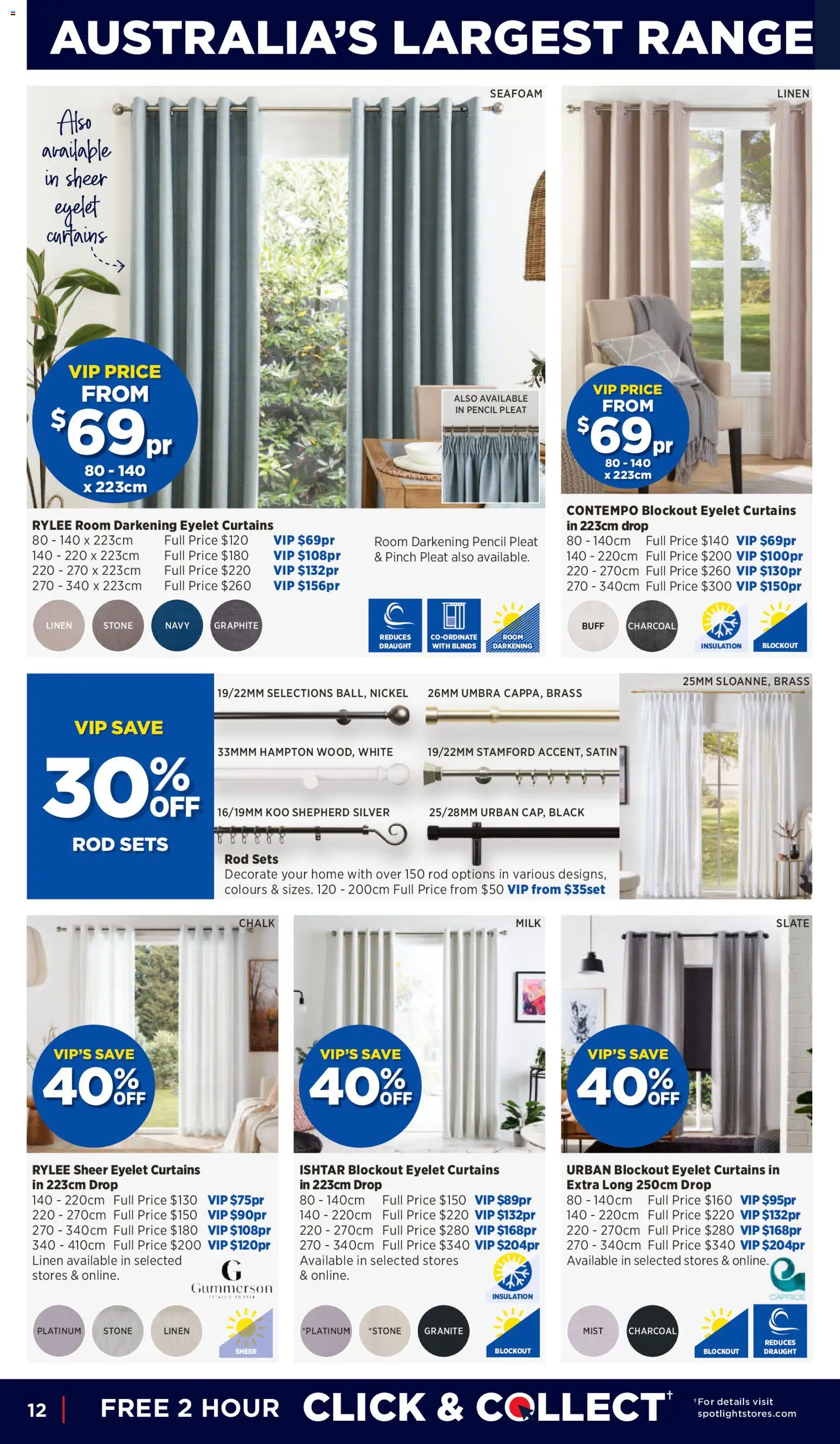 Spotlight catalogue - valid from 11.02.2026 | Page: 12 | Products: Blinds, Linen, Milk, Pencil