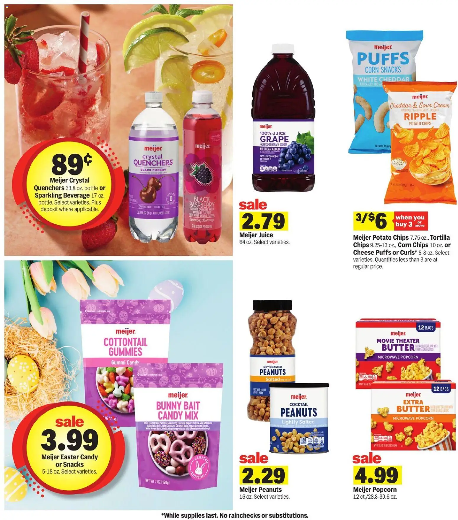Meijer Weekly Ad - valid from 11.03.2026 | Page: 16 | Products: Vitamin, Corn, Sour cream, Chips