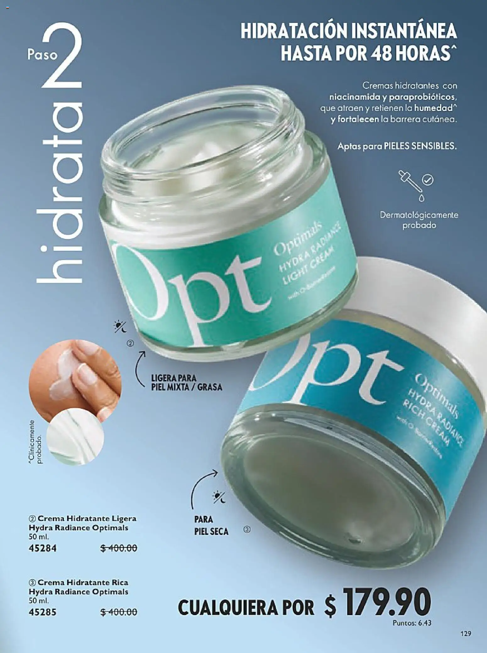 Nuevas ofertas de Oriflame válidas en toda la República Mexicana desde el 24.01.2026. ¡Encuentra las mejores ofertas en Oriflame campaña 2 2026! | Página: 129 | Productos: Crema