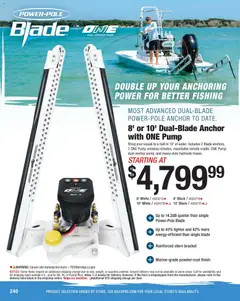 Preview of Cabela's weekly ads valid from 15.12.2025 | Page: 240 | Products: Pump, Anchor, Lighter