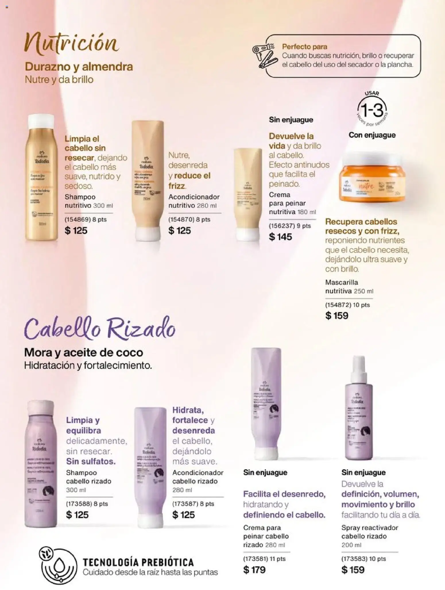 Nuevas ofertas de Natura válidas en toda la República Mexicana desde el 20.12.2025. ¡Encuentra las mejores ofertas en Natura campaña 1 2026! | Página: 137 | Productos: Durazno, Almendra, Mascarilla, Acondicionador