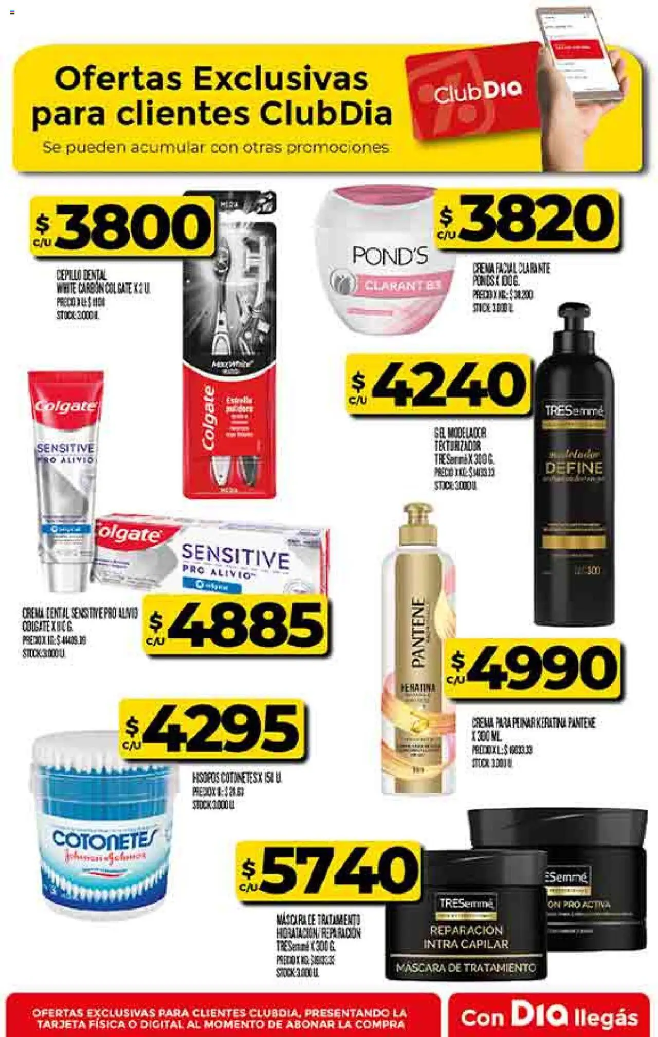 Supermercado DIA Ofertas - Salta y Jujuy │ válido desde el 20.08.2025 | Página: 49 | Productos: Cepillo, Máscara, Crema