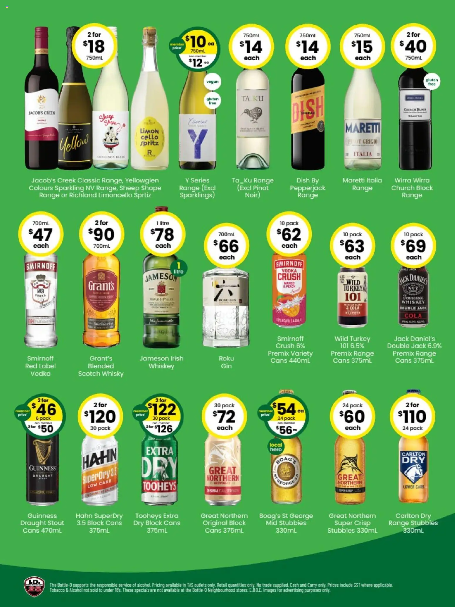 The Bottle-O catalogue - valid from 02.03.2026 | Page: 2 | Products: Gin, Whiskey, Scotch, Mango