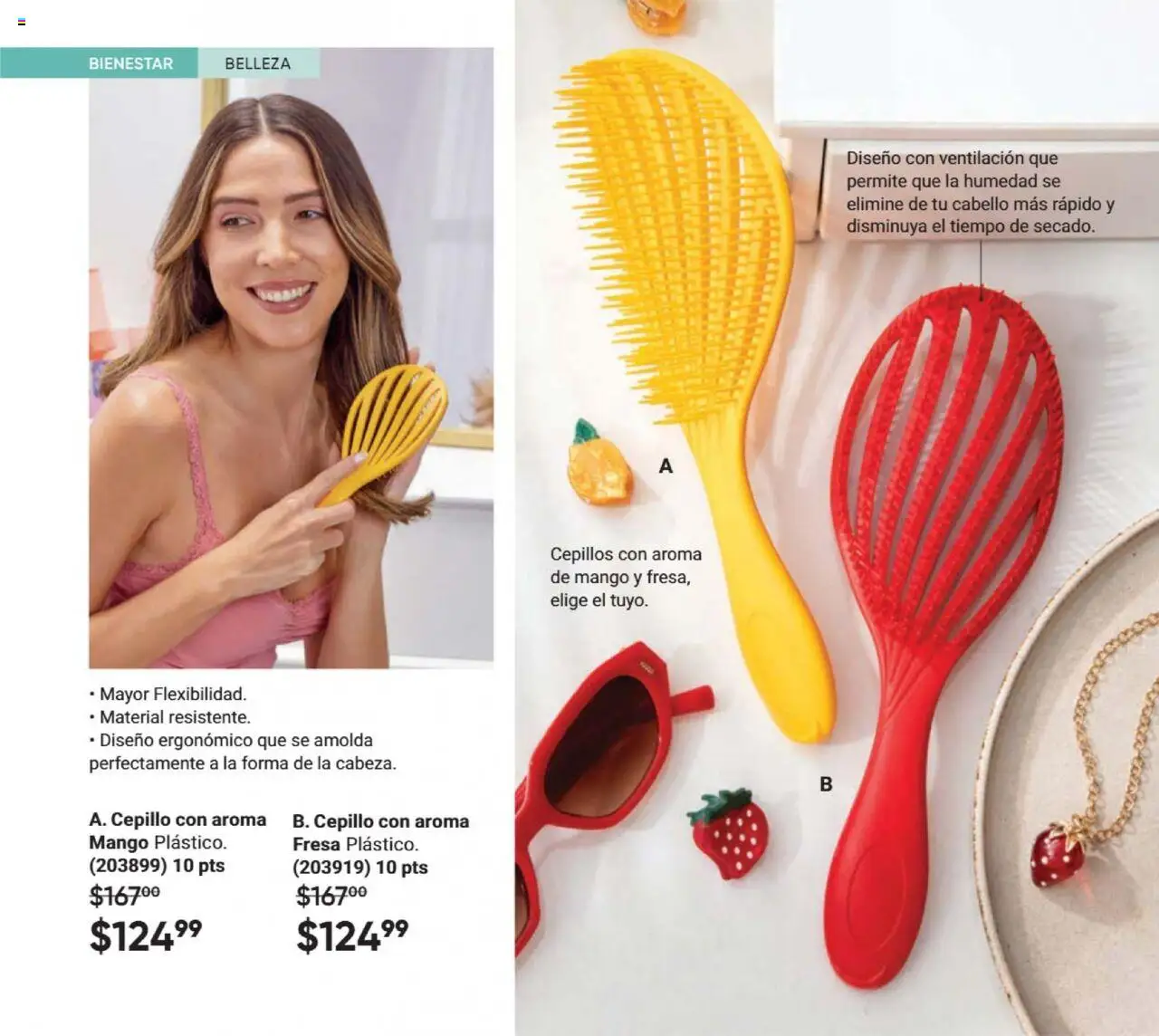 Nuevas ofertas de AVON válidas en toda la República Mexicana desde el 09.10.2025. ¡Encuentra las mejores ofertas en AVON - Casa & Estilo 16 2025! | Página: 134 | Productos: Fresa, Cepillo, Mango