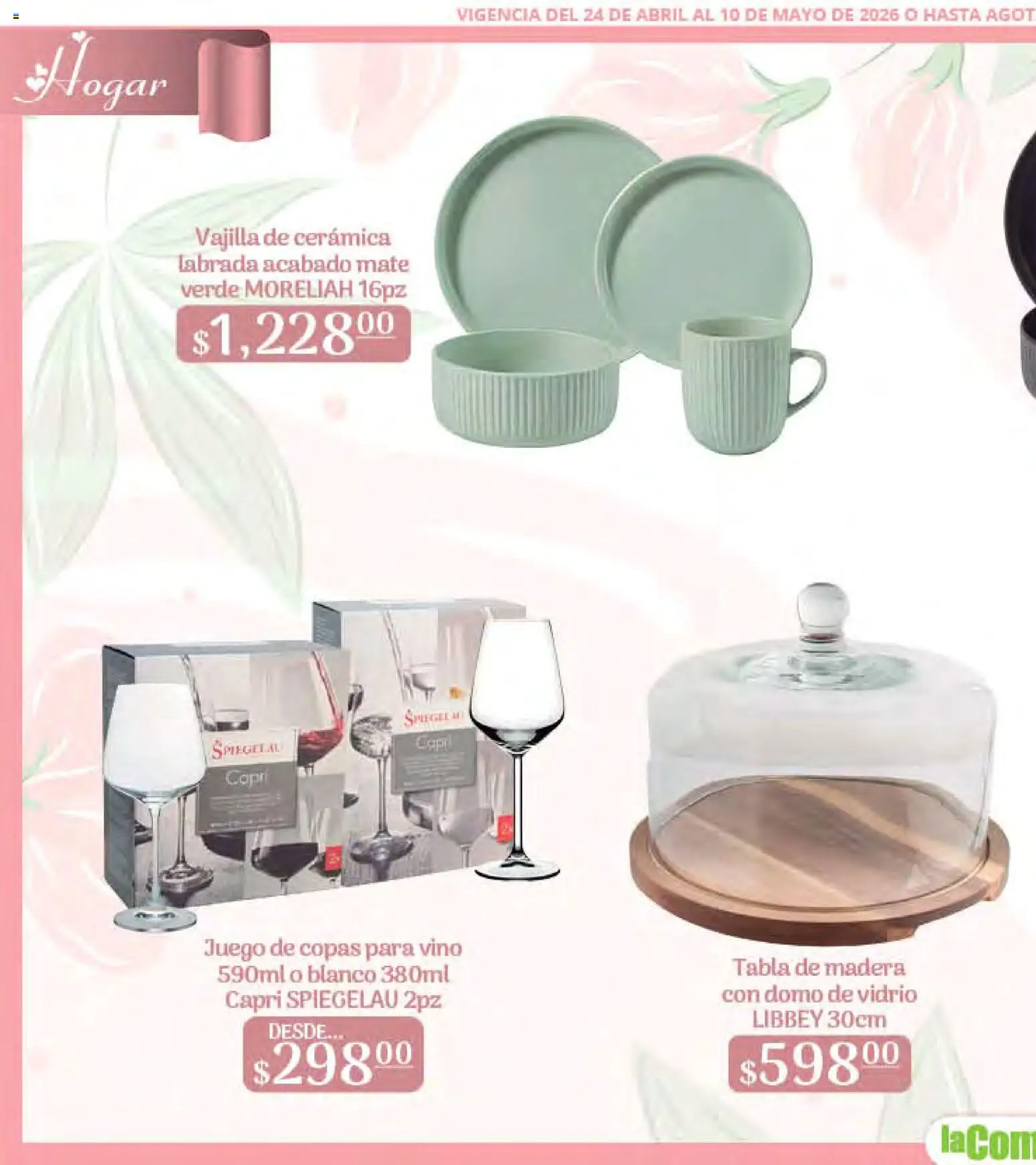 Nuevas ofertas de La Comer válidas en toda la República Mexicana desde el 24.04.2026. ¡Encuentra las mejores ofertas en La Comer folleto Mamá es lo más importante! | Página: 60 | Productos: Juego, Mate, Vino