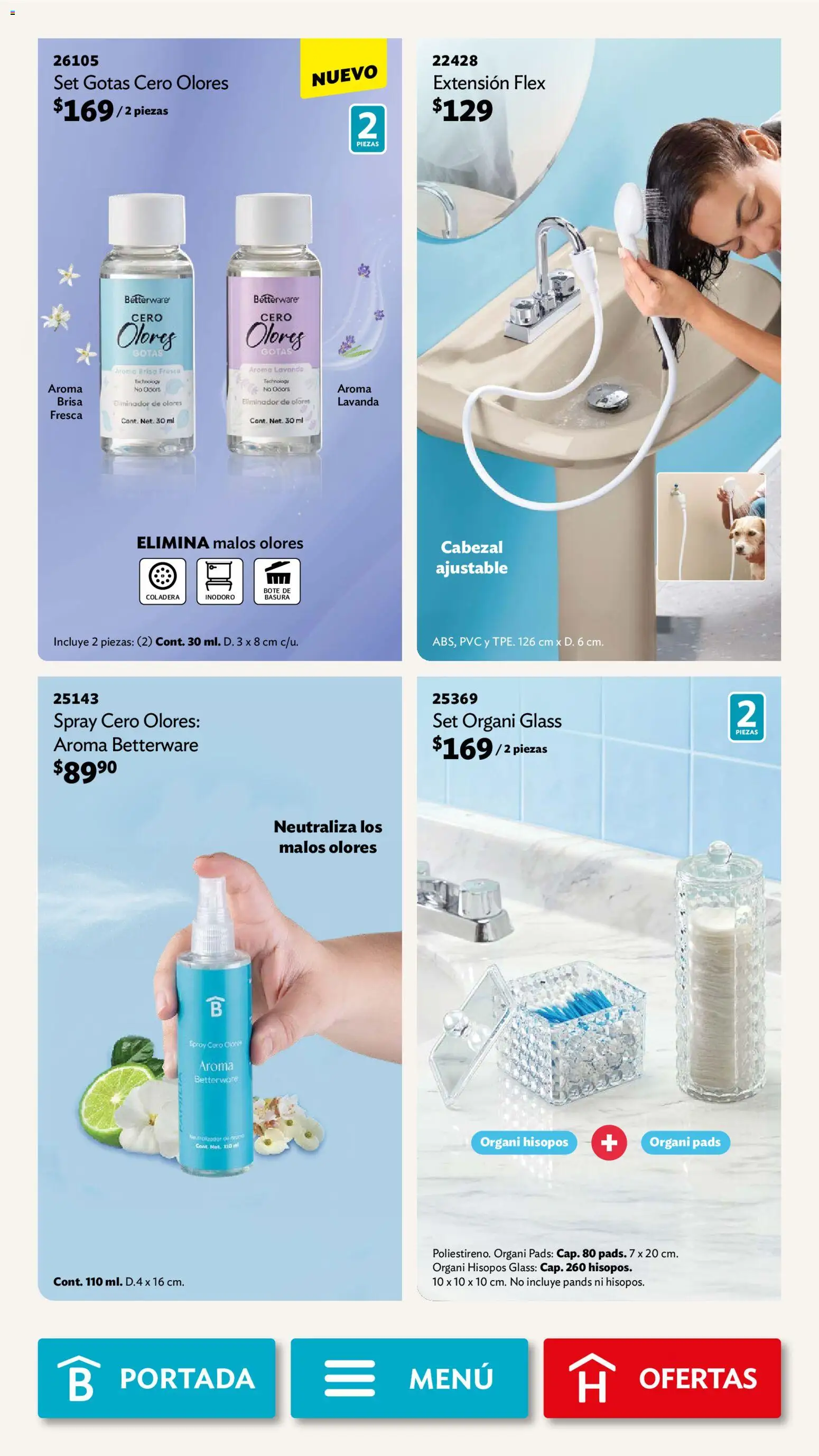 Nuevas ofertas de Betterware válidas en toda la República Mexicana desde el 02.02.2026. ¡Encuentra las mejores ofertas en Betterware campaña 2 2026! | Página: 93 | Productos: Inodoro, Extensión