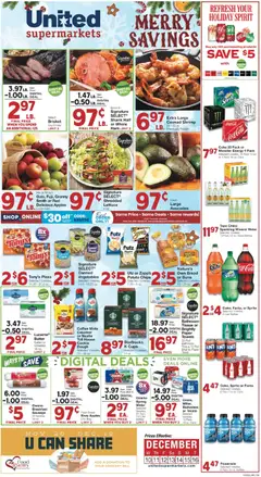 Preview of United Supermarkets weekly ads valid from 09.12.2025 | Page: 1