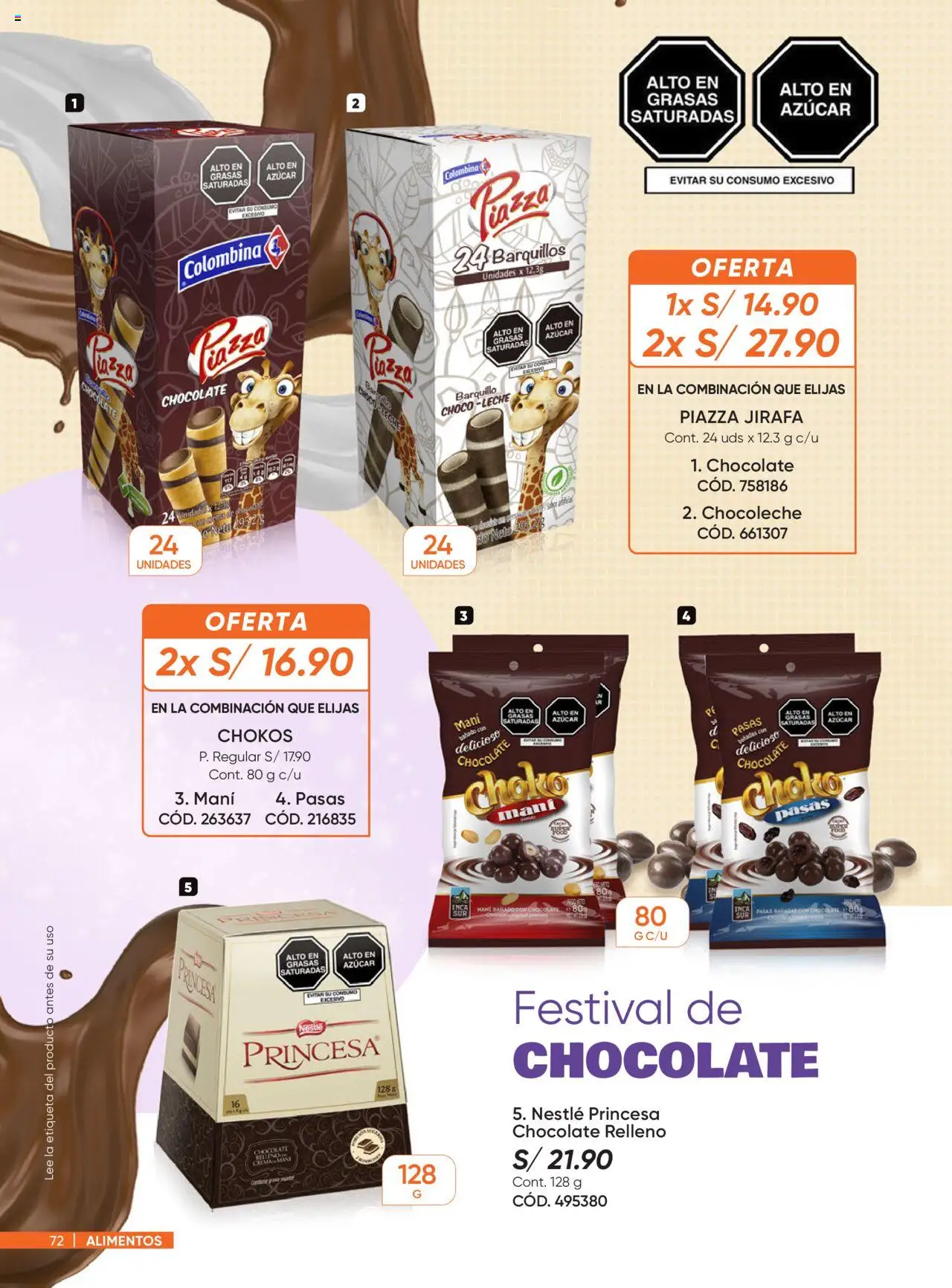 Catálogo Azzorti válido desde 18.08.2025 | Página: 72 | Productos: Leche, Chocolate