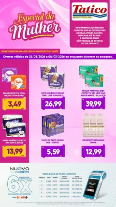Tatico - Ofertas da semana - Pré-Visualização do folheto da loja Tatico, válido de 02.03.2026 | Página: 7 | Produtos: Lenço, Absorvente, Papel higiênico