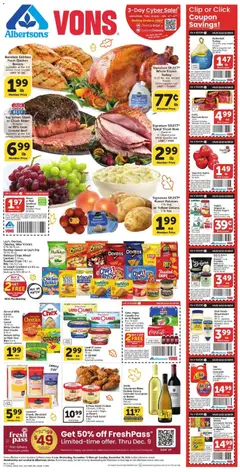 Preview of Vons weekly ads valid from 12.11.2025