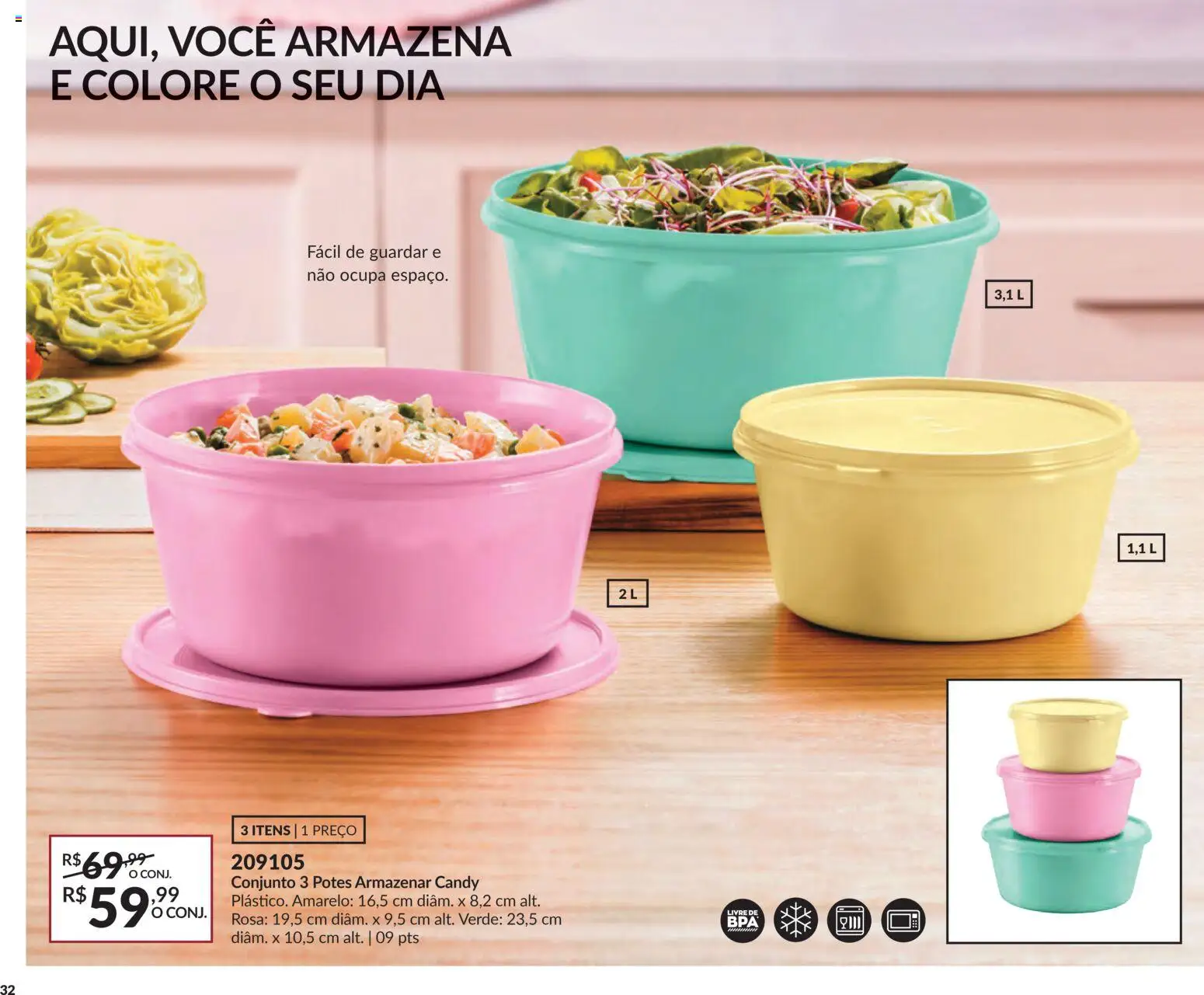 Avon Folheto - válido de 18.02.2026 | Página: 32 | Produtos: Potes