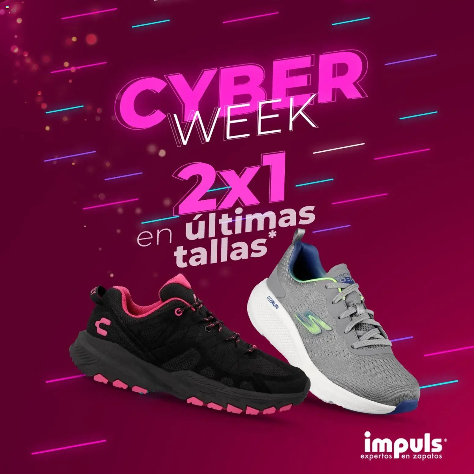 Nuevas ofertas de Impuls válidas en toda la República Mexicana desde el 02.12.2025. ¡Encuentra las mejores ofertas en Impuls Cyber Week! | Página: 1 | Productos: Zapatos