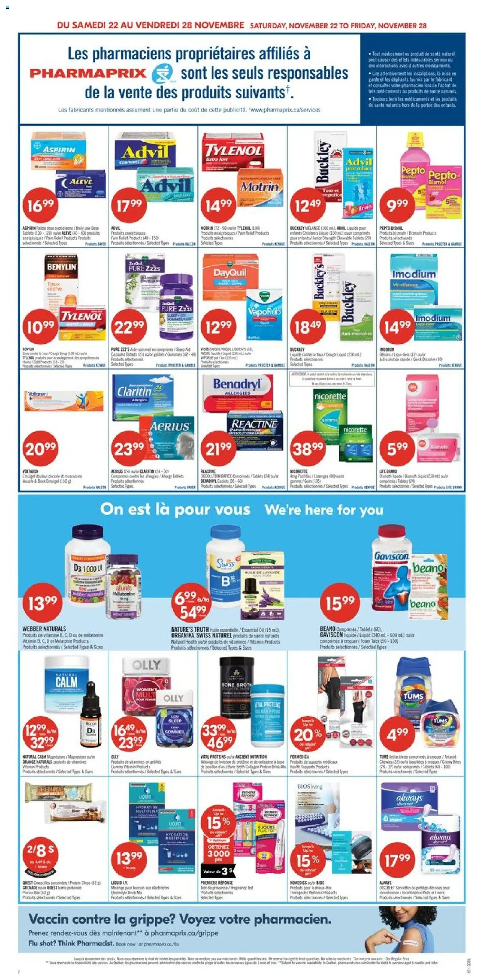 Pharmaprix flyer valid from 22.11.2025 | Page: 2 | Products: Chips, Phone, Oil