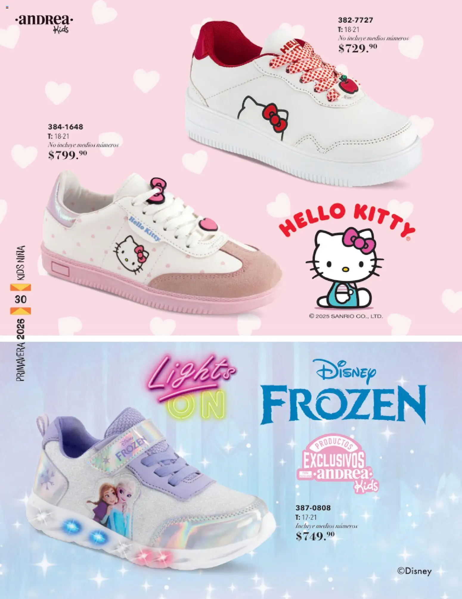 Nuevas ofertas de Andrea válidas en toda la República Mexicana desde el 25.01.2026. ¡Encuentra las mejores ofertas en Andrea catálogo Infantil! | Página: 30