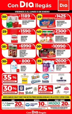 Vista previa Supermercado DIA Ofertas válido desde el 02.01.2026
